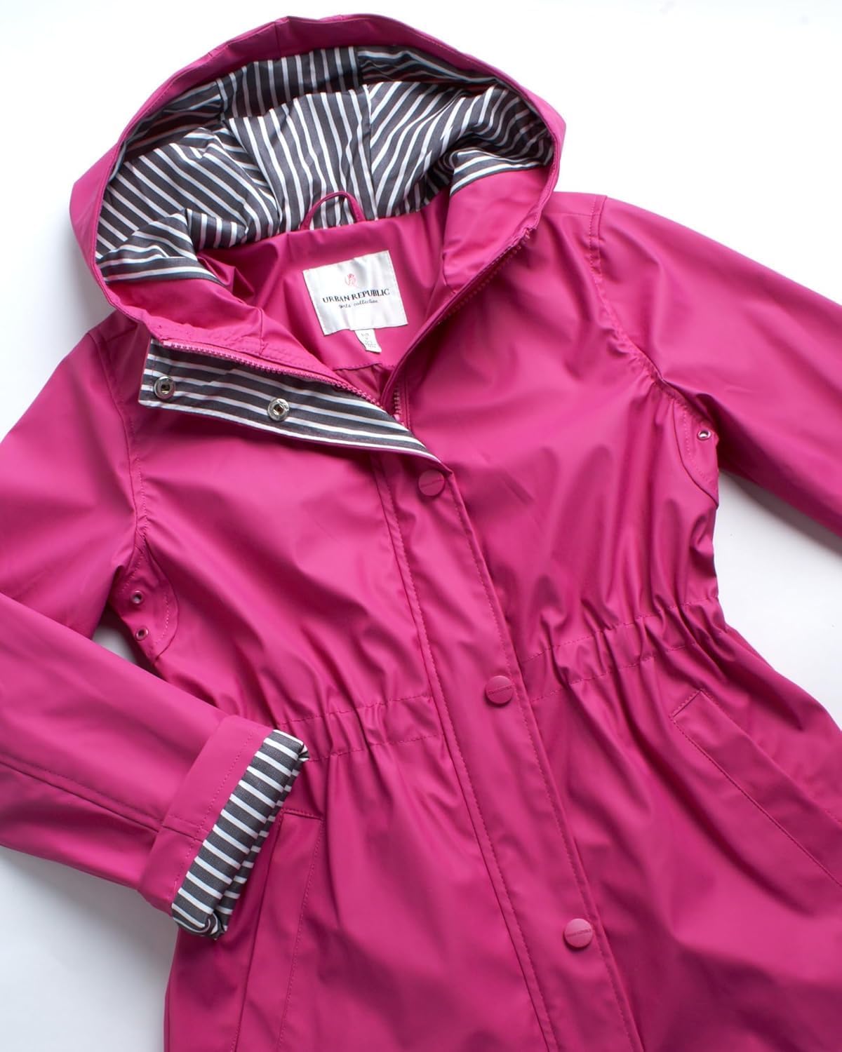 Stay Dry Windproof - Lightweight Water-Resistant Rain Jacket for Girls