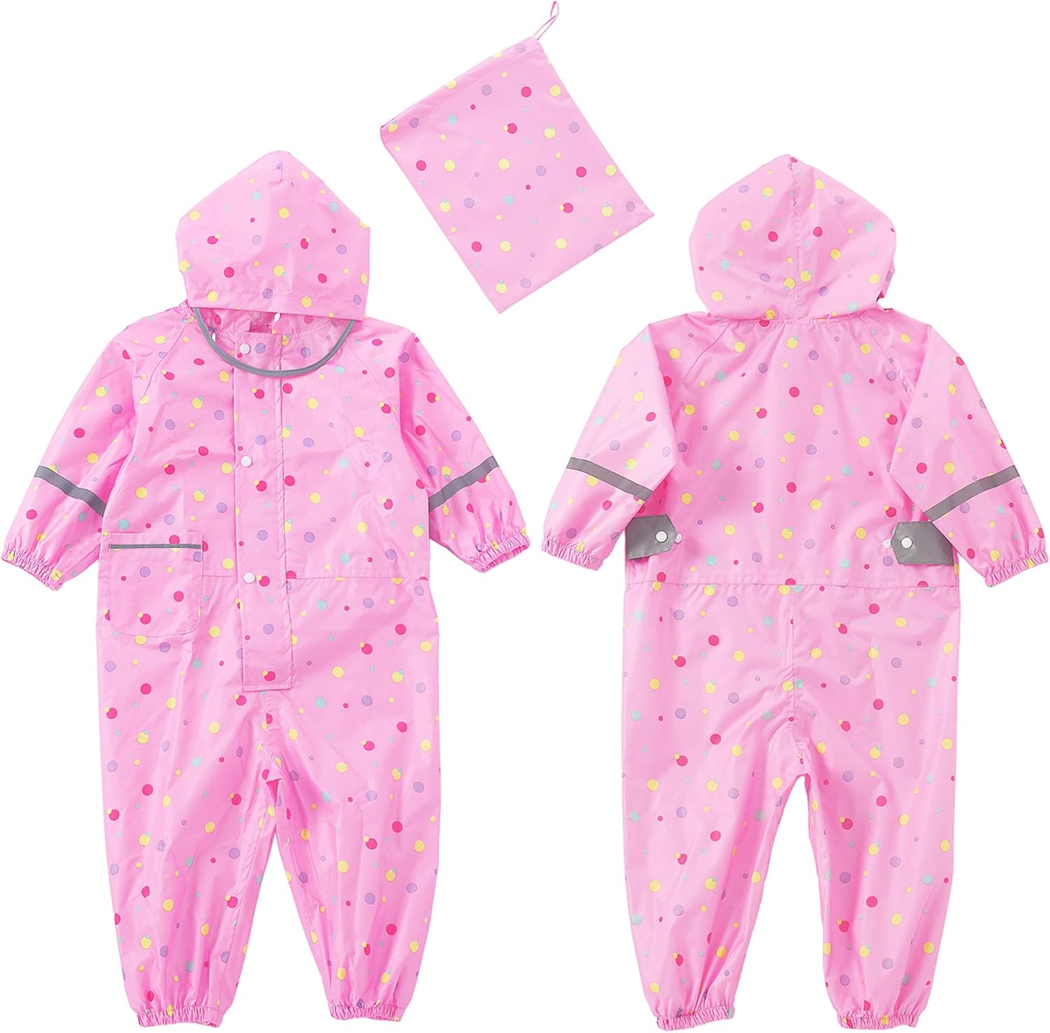 Fewlby Kids Toddler Rain Jacket Waterproof for Boys Girls
