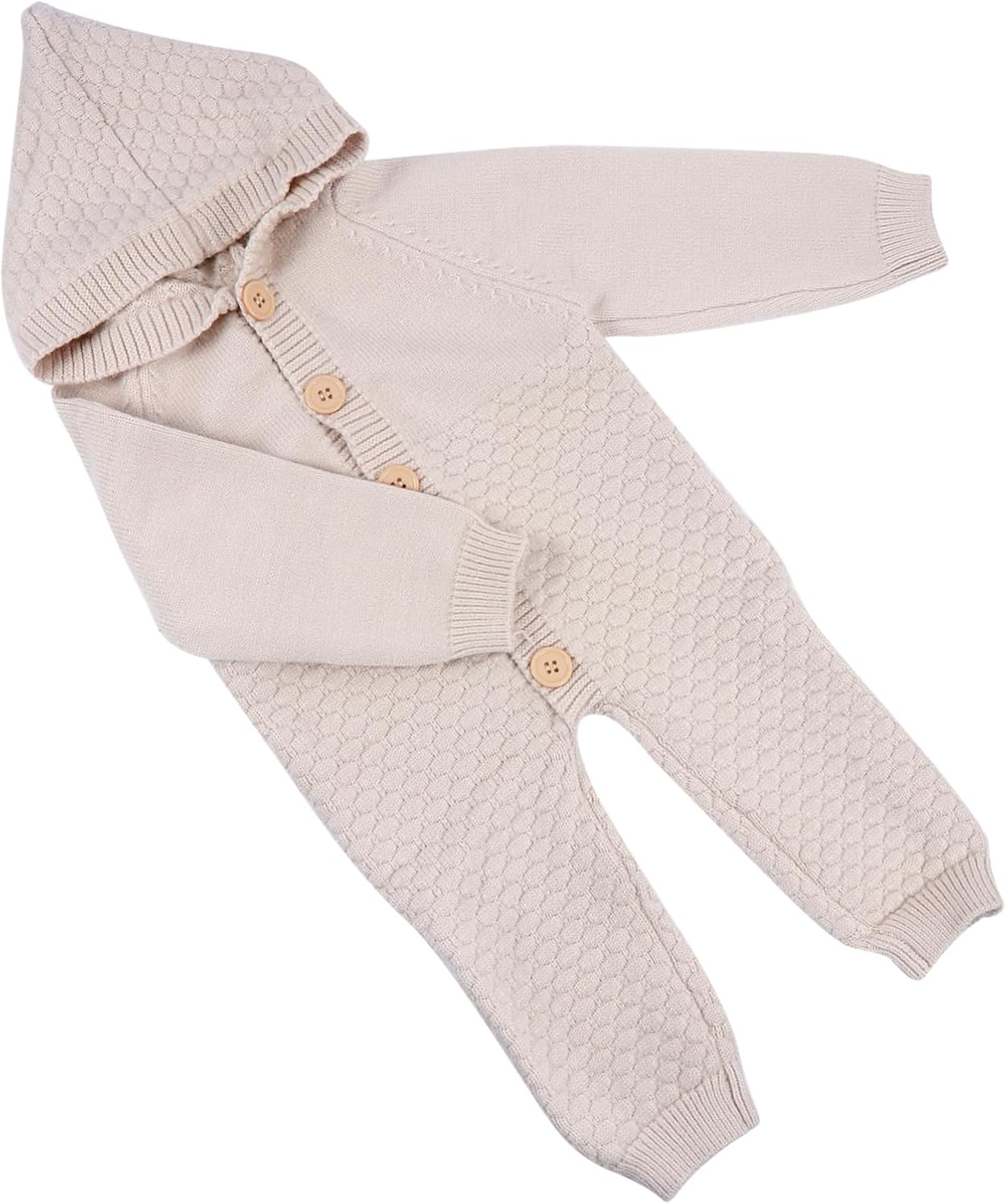 PartyKindom Cozy Knitted Romper for Newborns