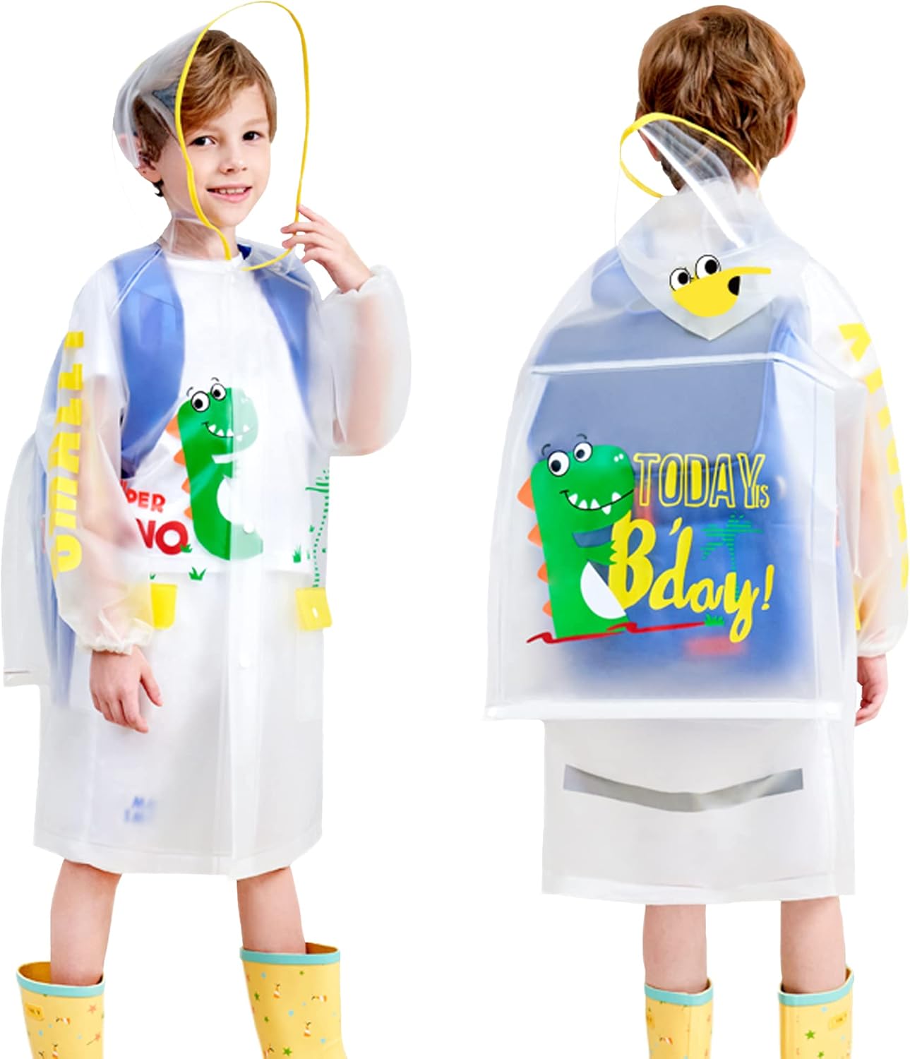 Fewlby Kids Rain Coats