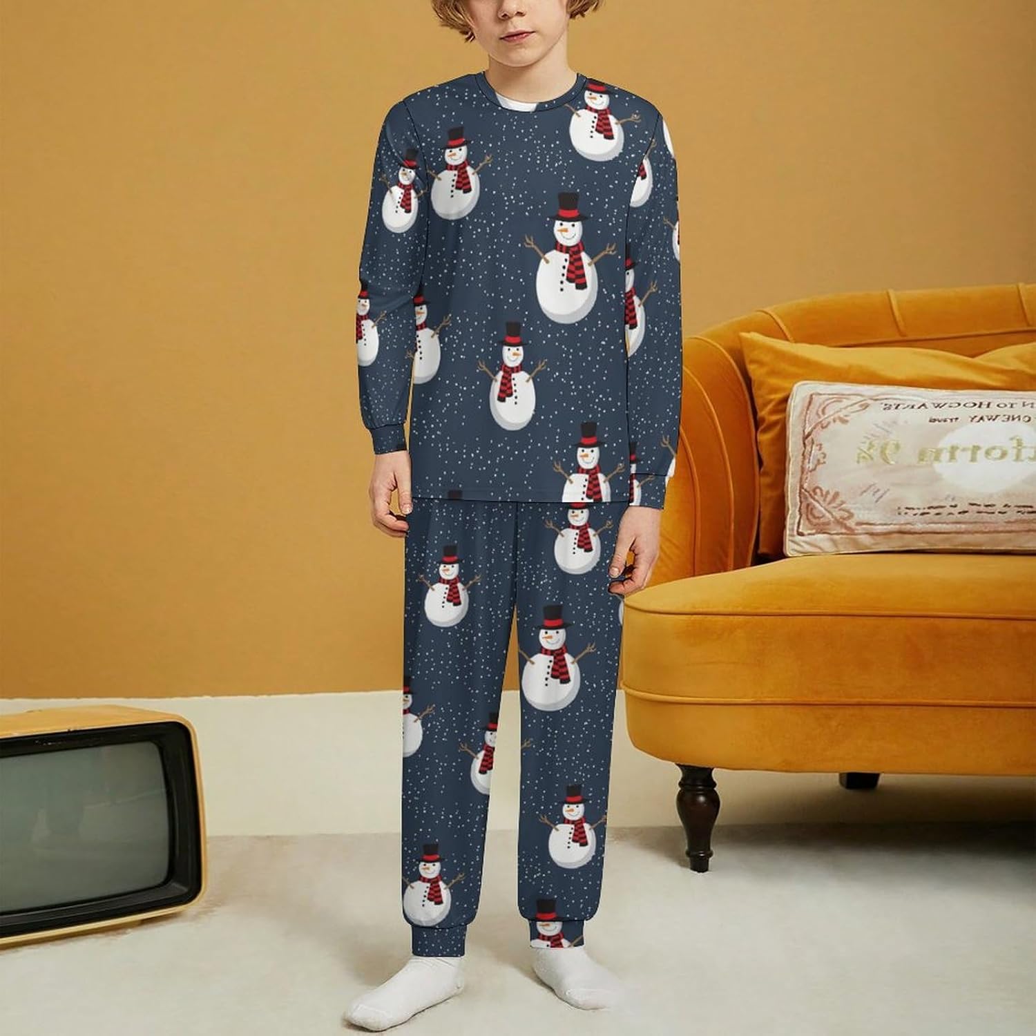 Perfect for Kids Maxxating Thermal Underwear Set with Snowflakes