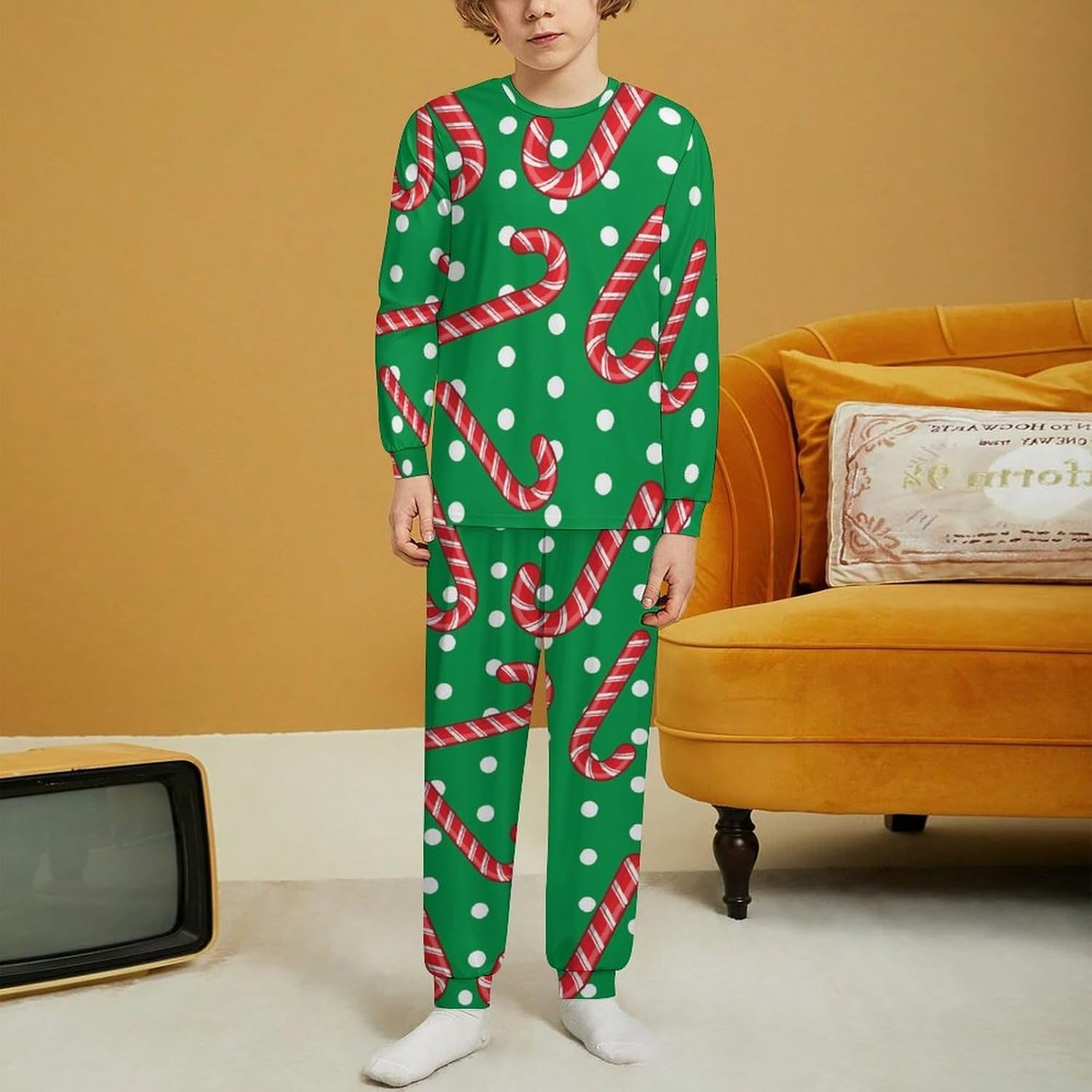 MEIKKO Kids Thermal Christmas Underwear Unisex