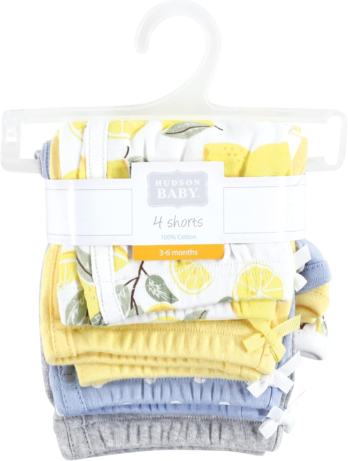 4-Pack Baby Shorts - Stylish Cotton for Babies