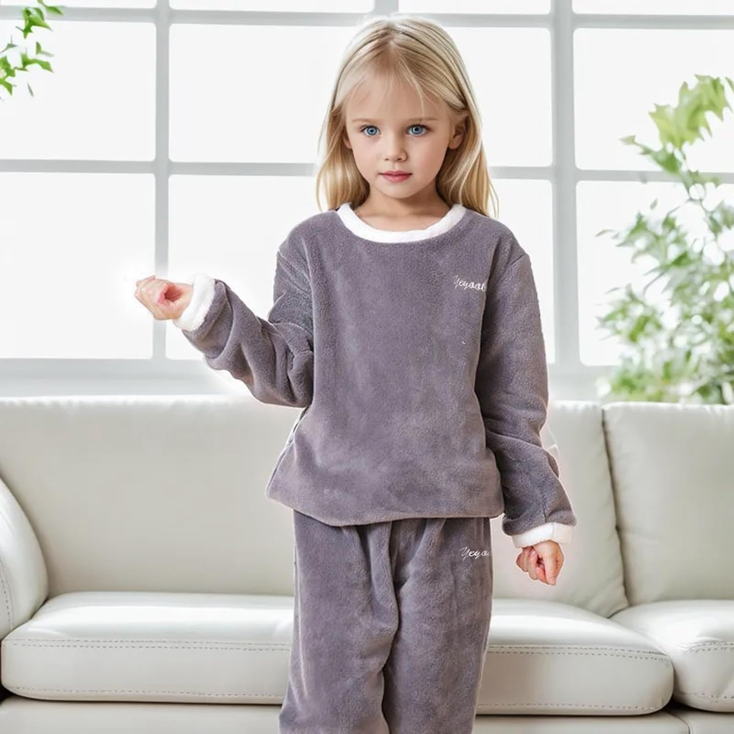 Comfortable Stylish Boys Girls Flannel Set