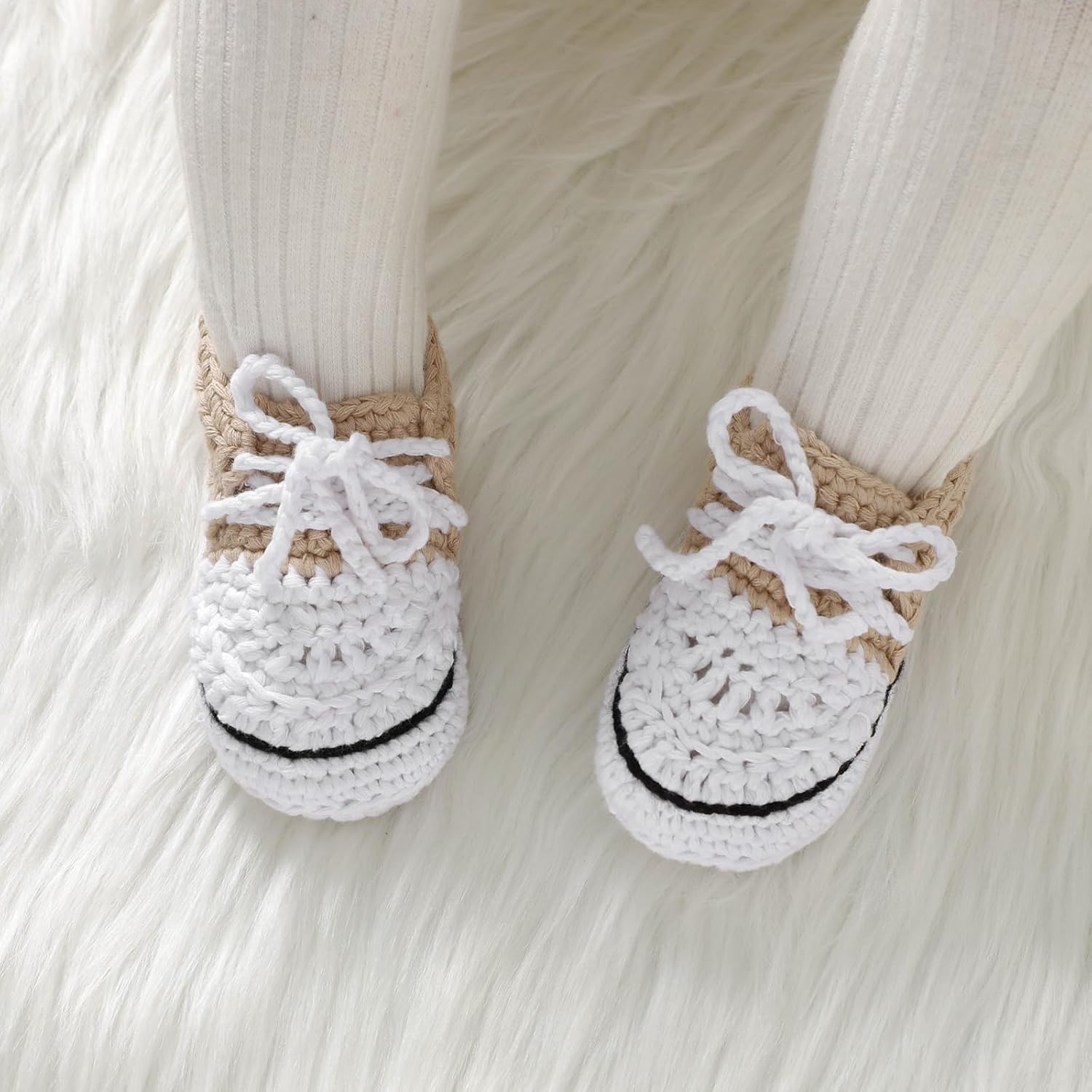 Soft Cozy crochet baby shoes for