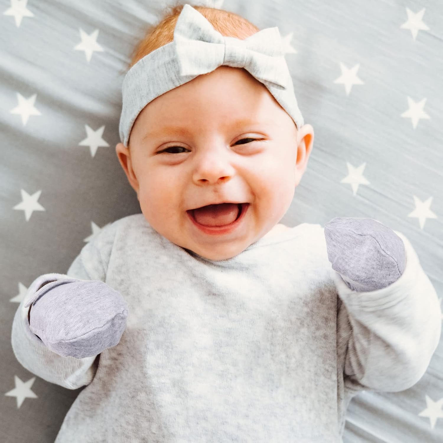 Perfectly Adjustable Newborn Gloves for Boys and Girls