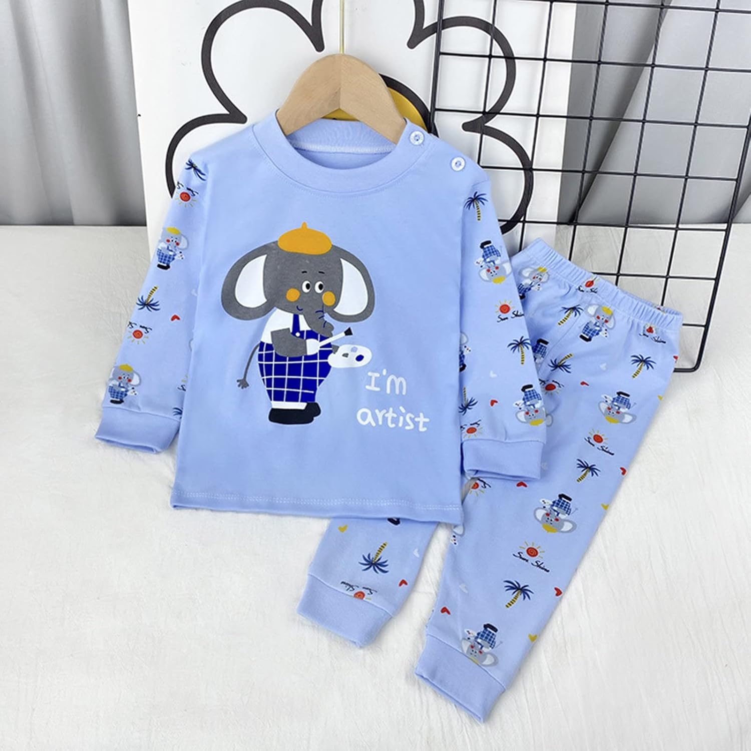 2025 Cartoon Pajama Sets for Kids