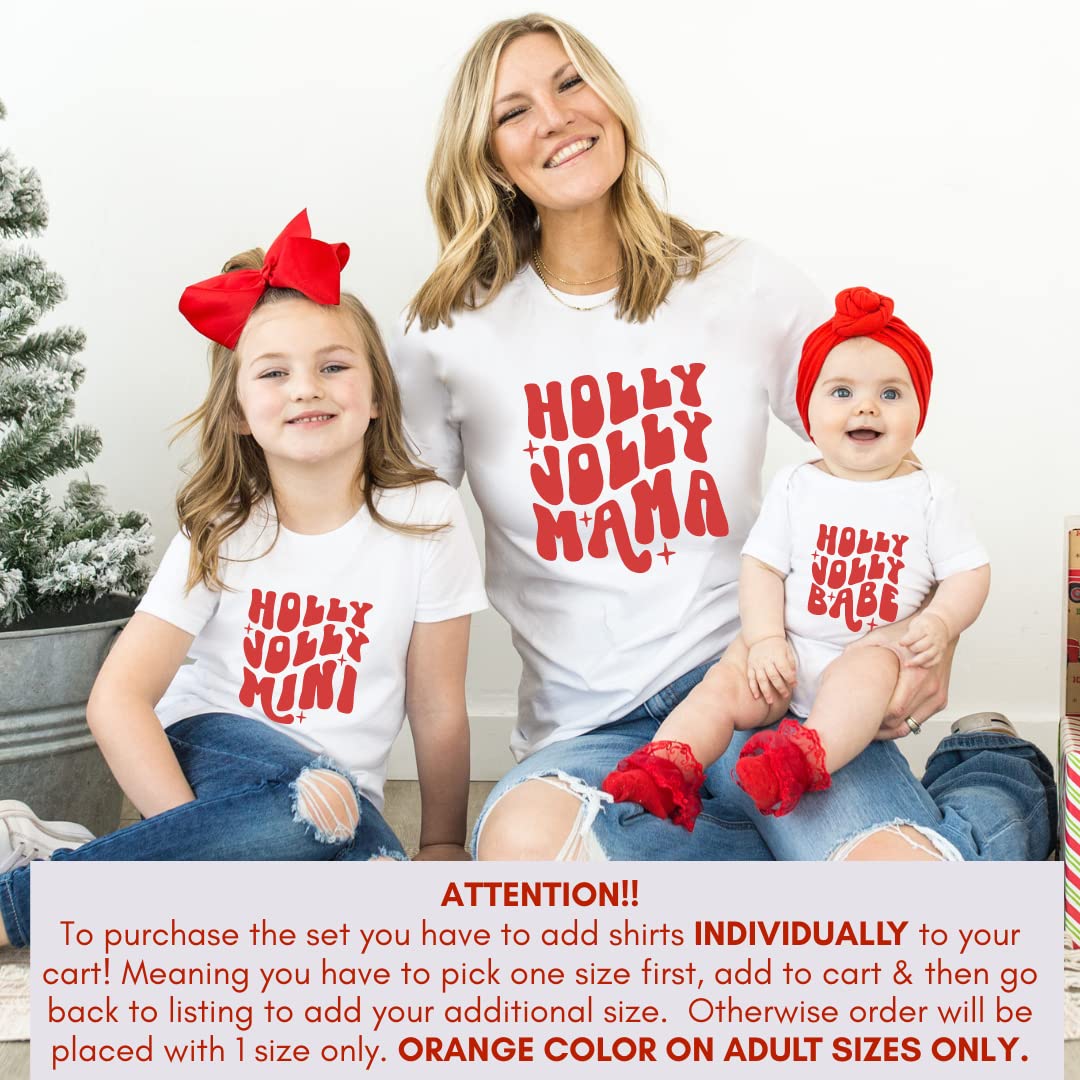 Merry Christmas Mommy Me Shirts - Mini jump Affordable Christmas Gift