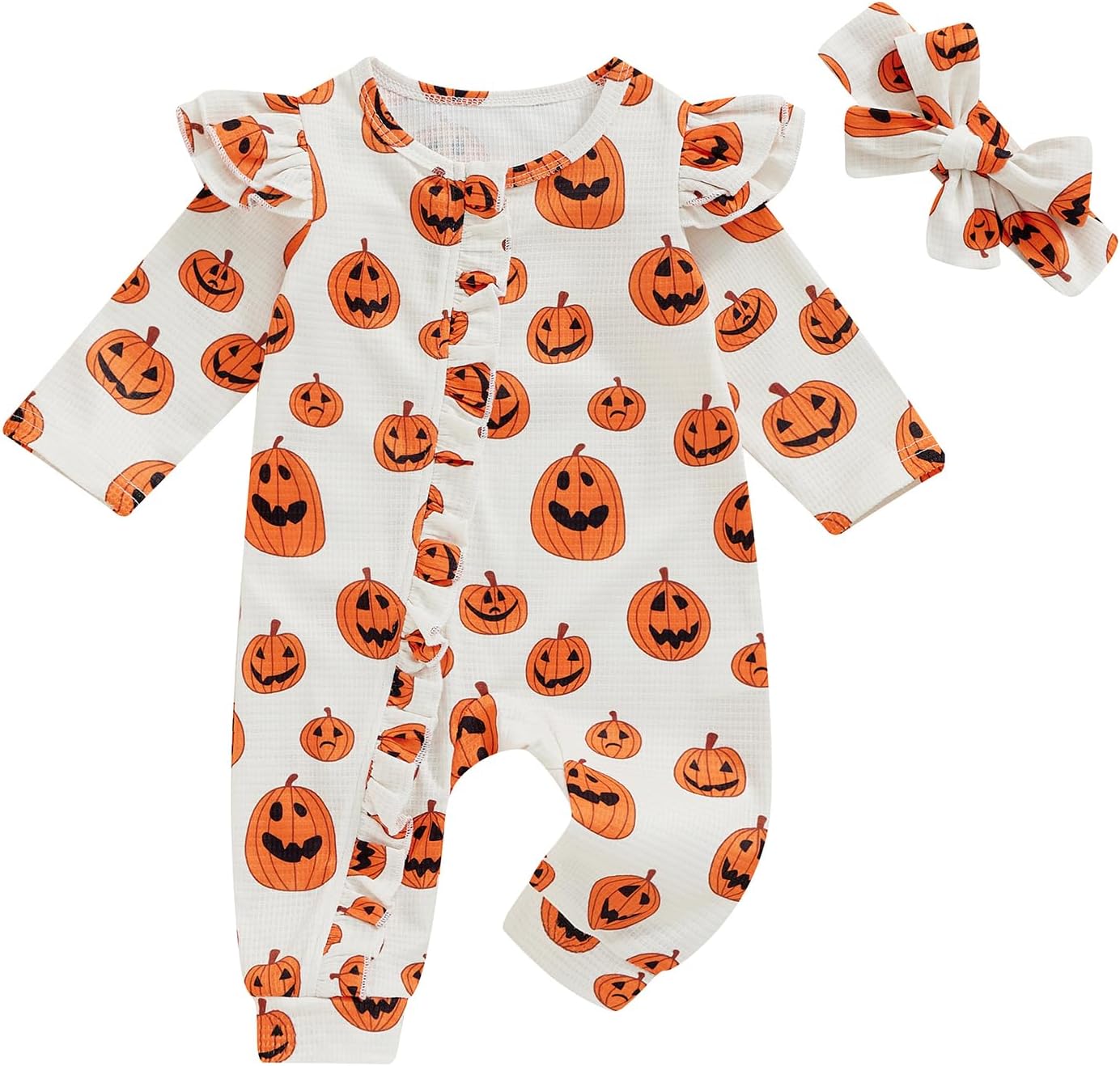 Possibly Spooky Halloween Romper for Baby Girl