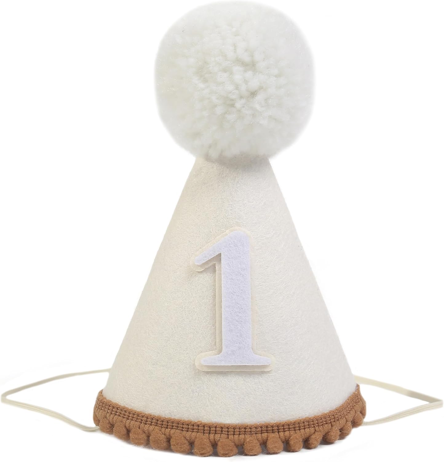 Boho 1st Birthday Hat - Conical Cap