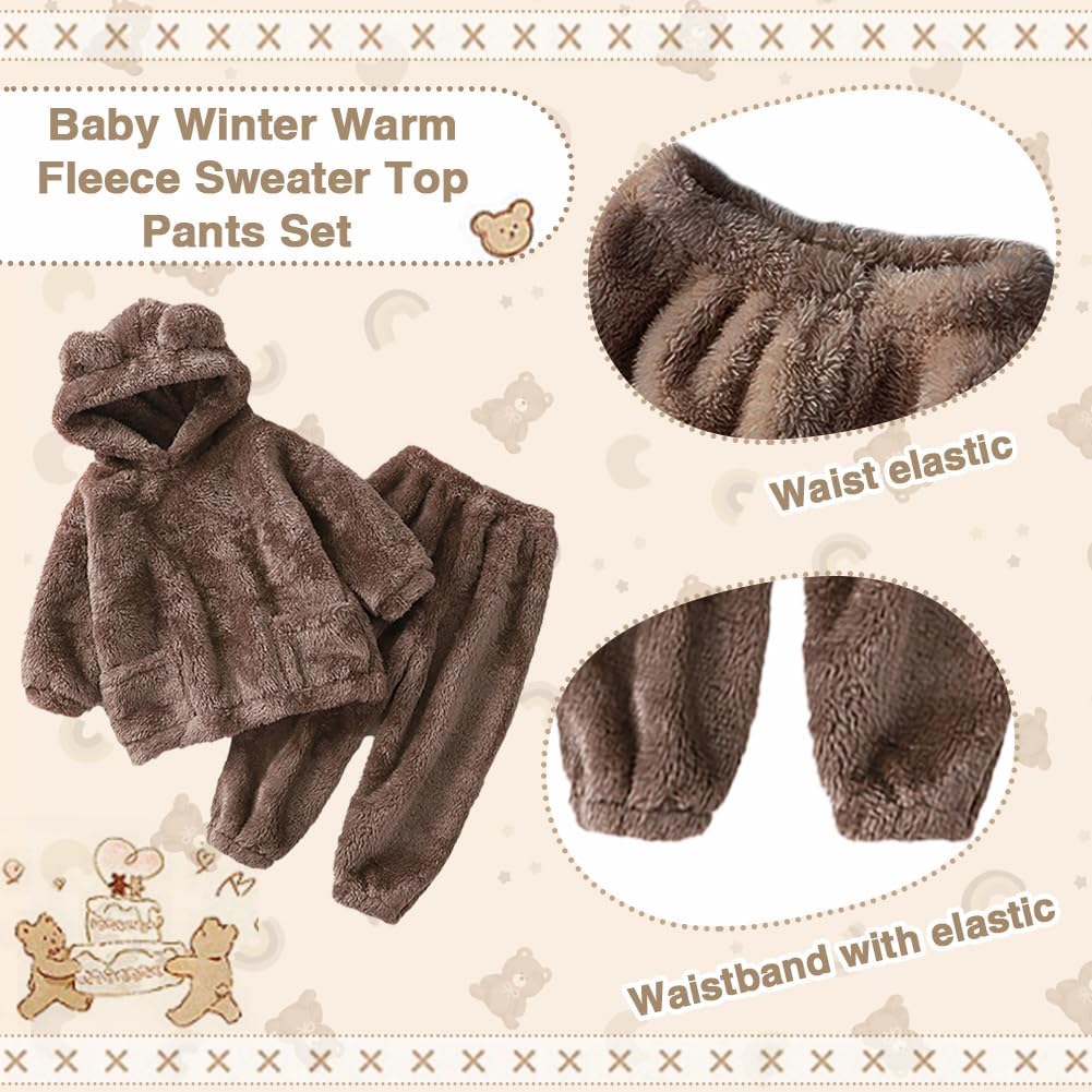UVIPC Toddler Winter Fluffy Set