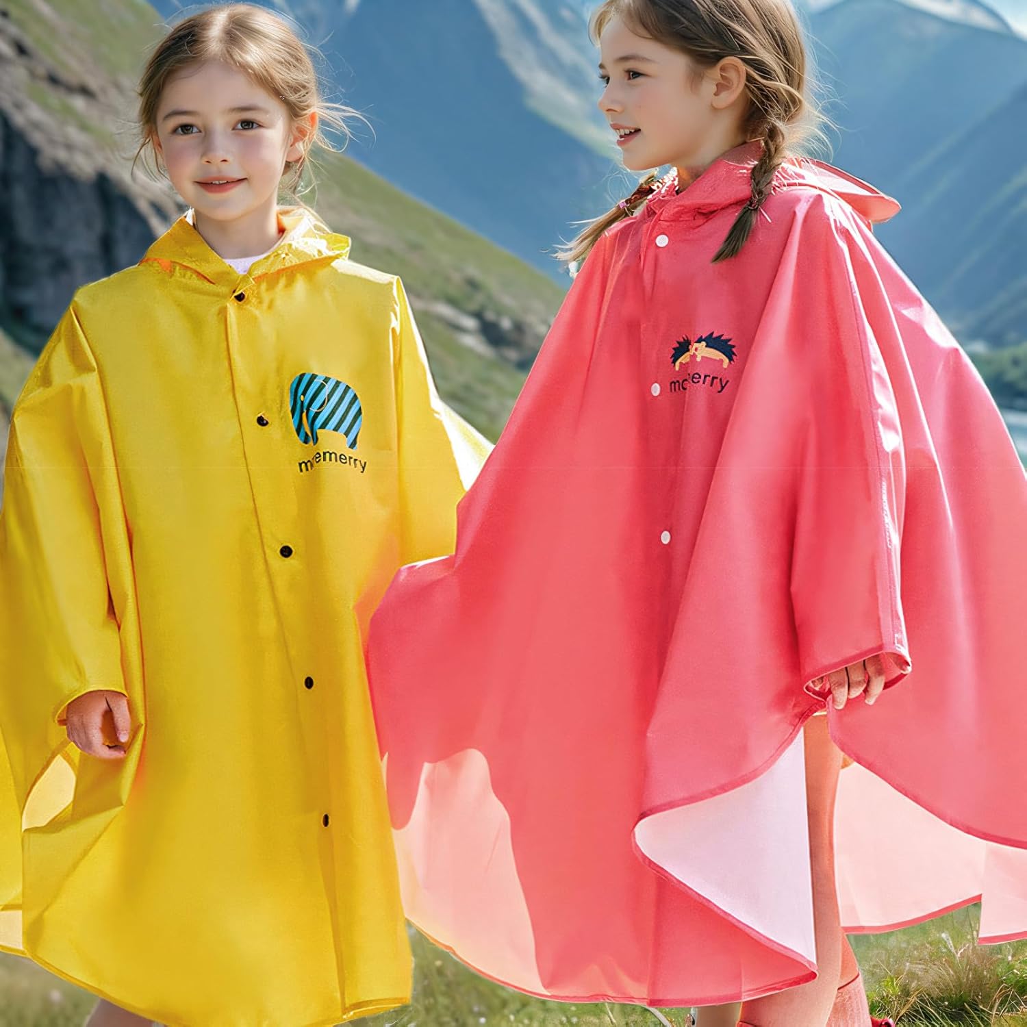 StFlow Kids Toddler Rainponcho Durable Fun Easy to Storage