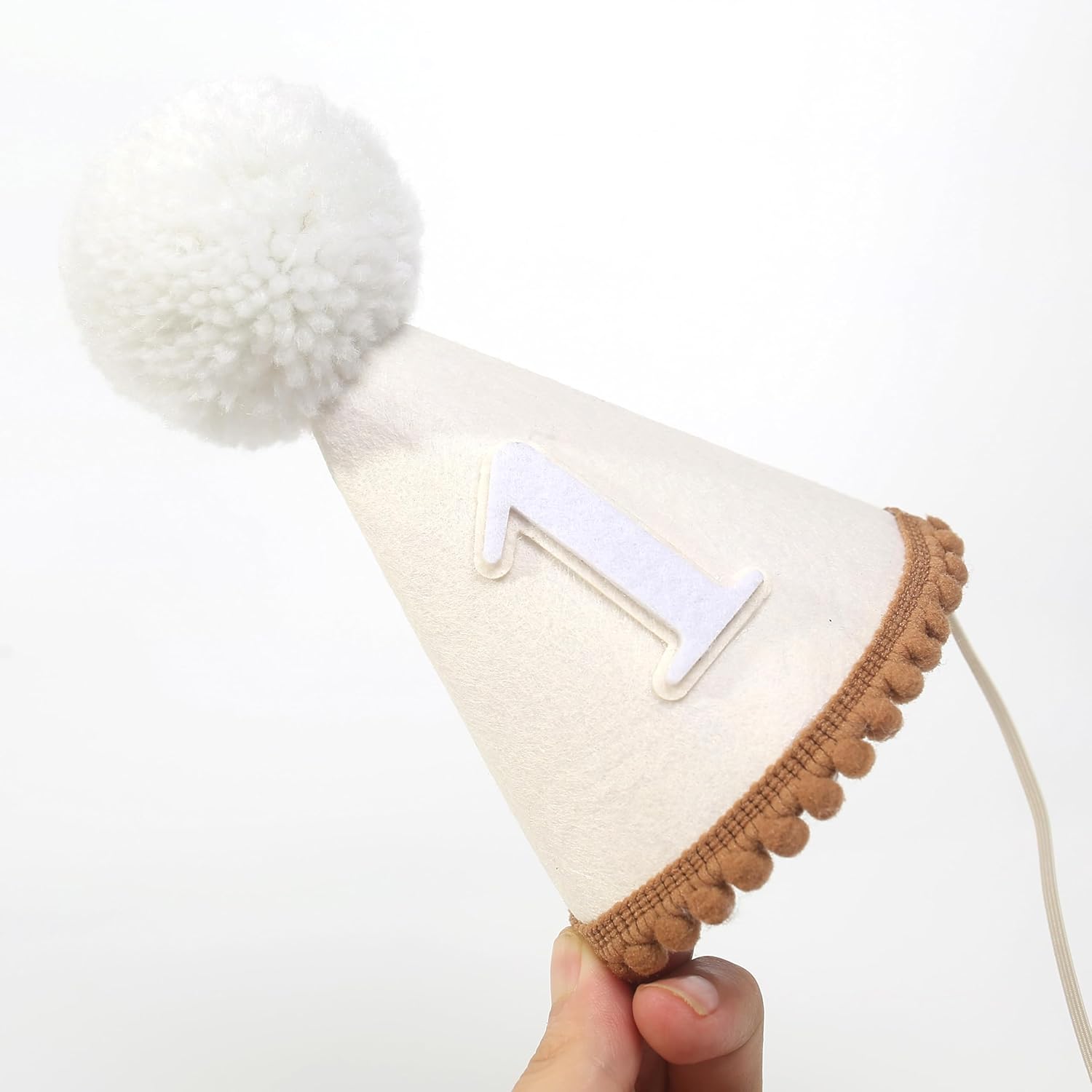 Boho 1st Birthday Hat - Conical Cap