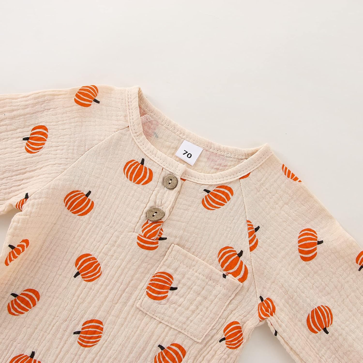 Halloween Infant Romper - pumpkin ghost print