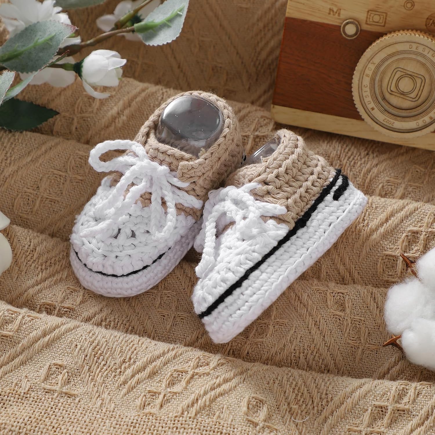 Soft Cozy crochet baby shoes for