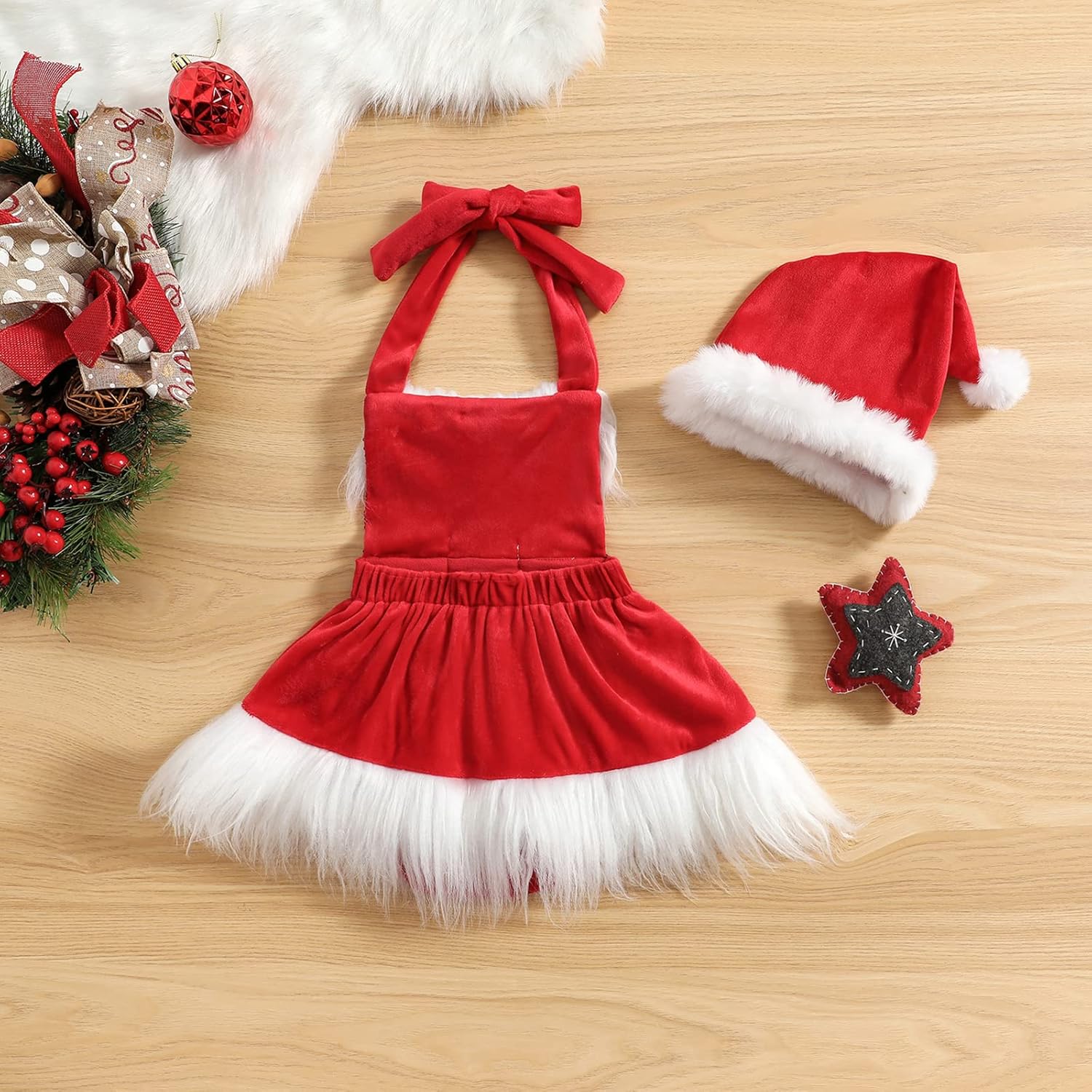 adorable Christmas Romper for Toddlers Girls 3-6 Months