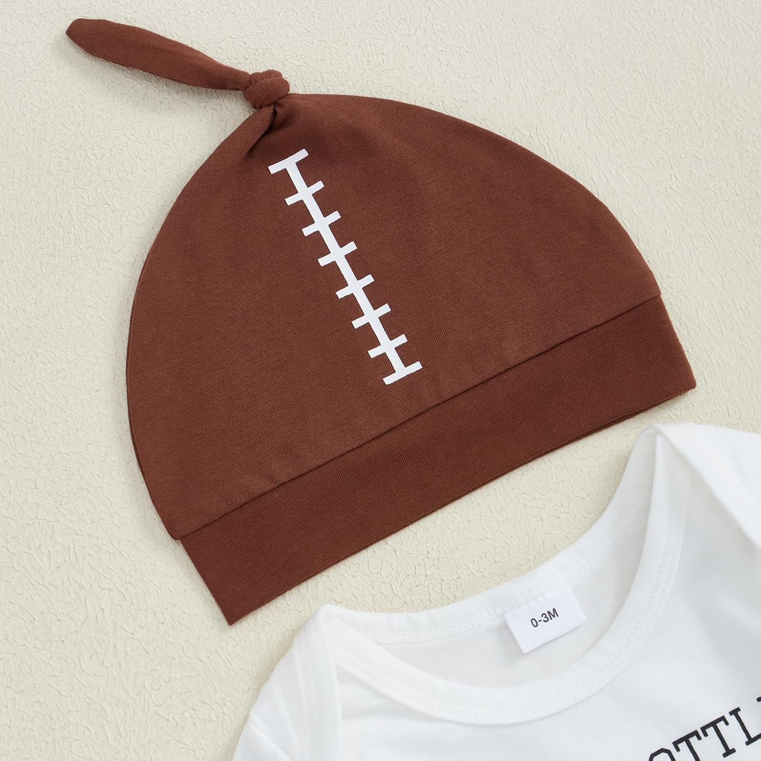 Newborn Baby Boy Football Outfit Romper Pants Set for Fall Innovation