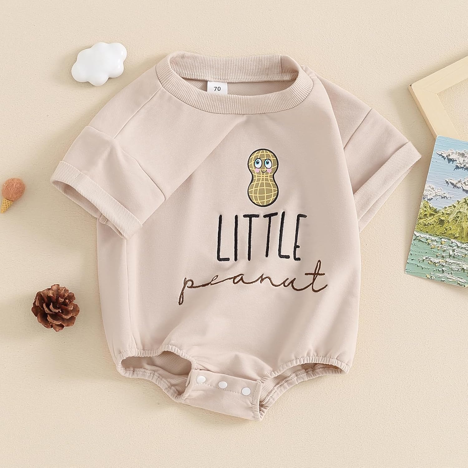 Omkzanbi Little Peanut Romper
