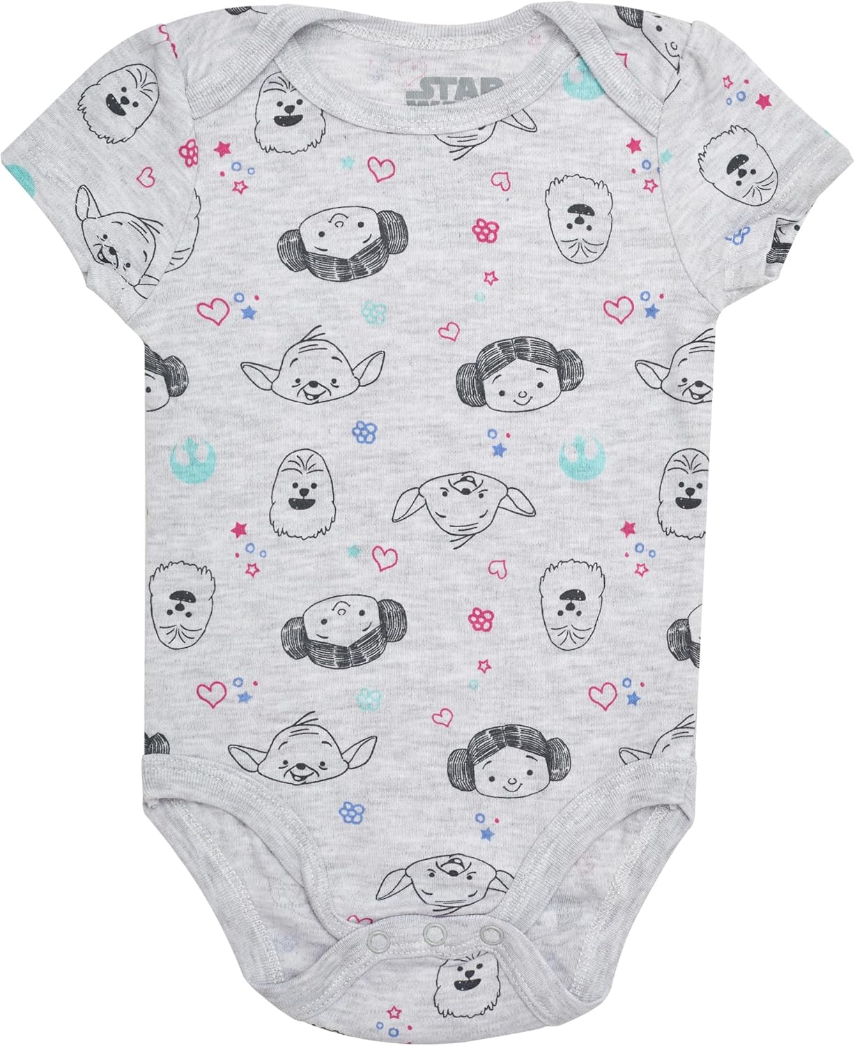 Star Wars Baby Girls Bodysuit Collection 5-Pack