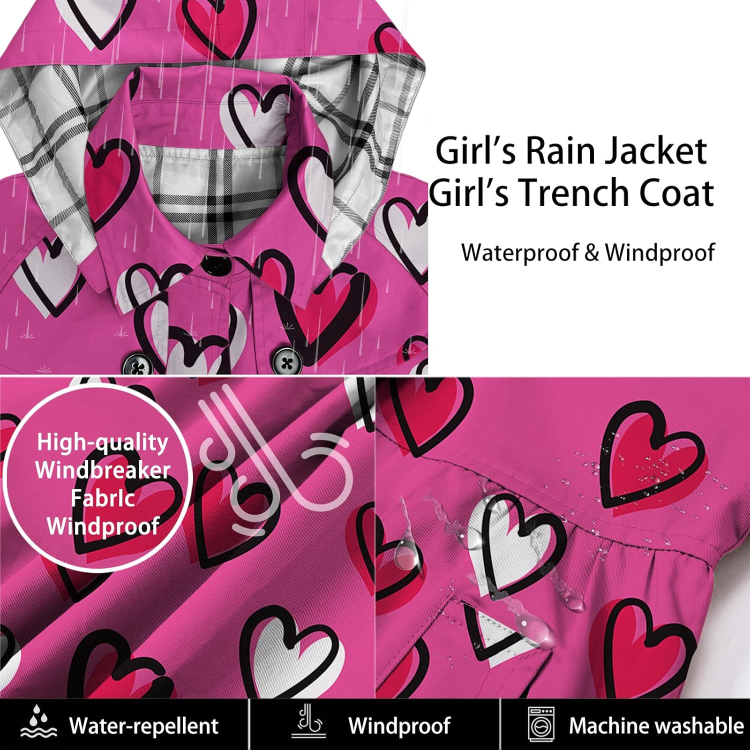 Fast-Fast Super Soft Kids Hoodie for the Rainy Day