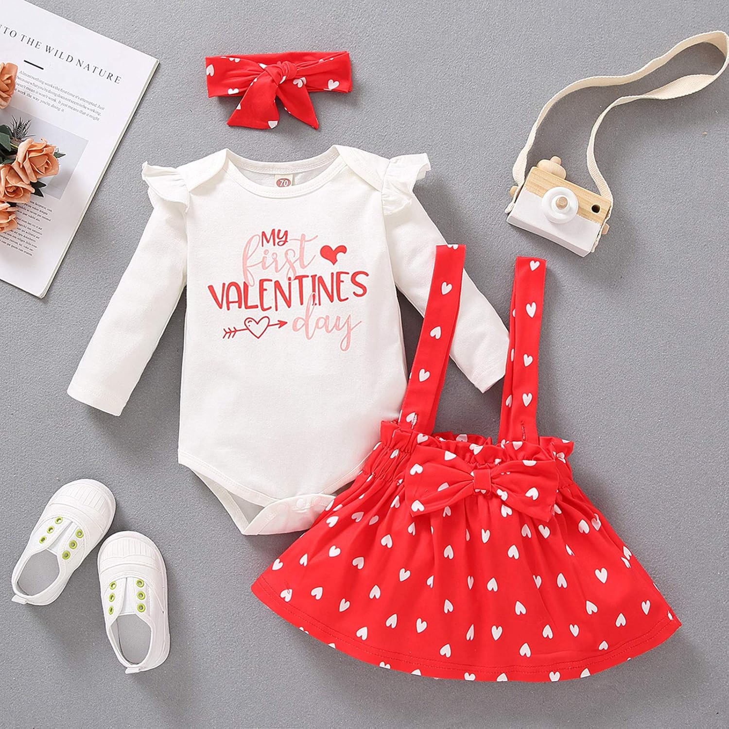 Cutie Printed Romper Set