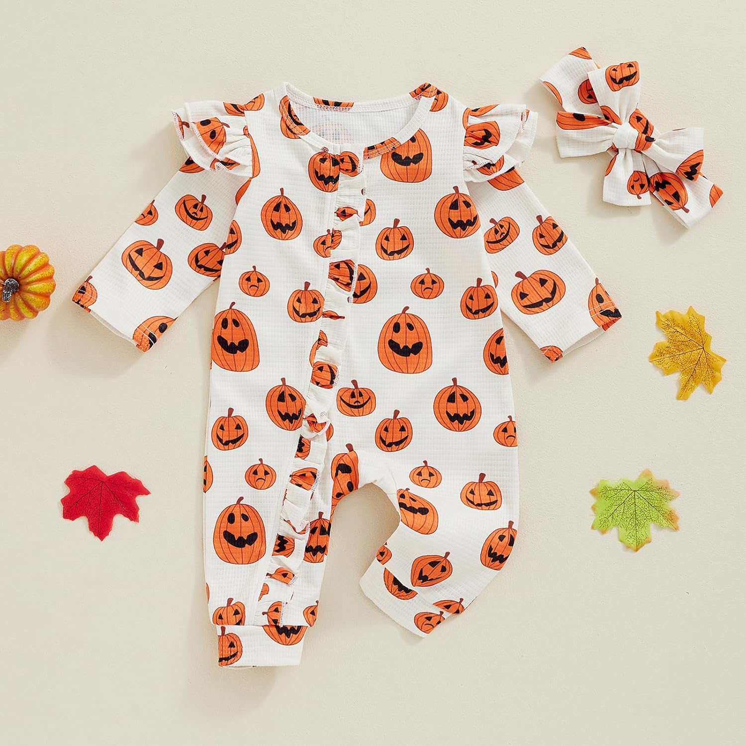 Possibly Spooky Halloween Romper for Baby Girl