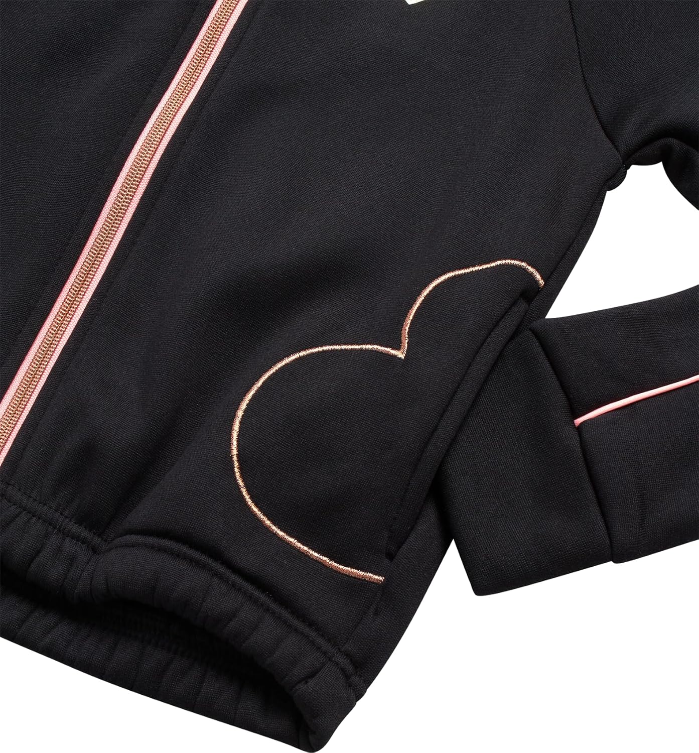 Body Glove Girls Jogger Set - 2 Piece Fleece Sweatshirt and Sweatpants 7-12