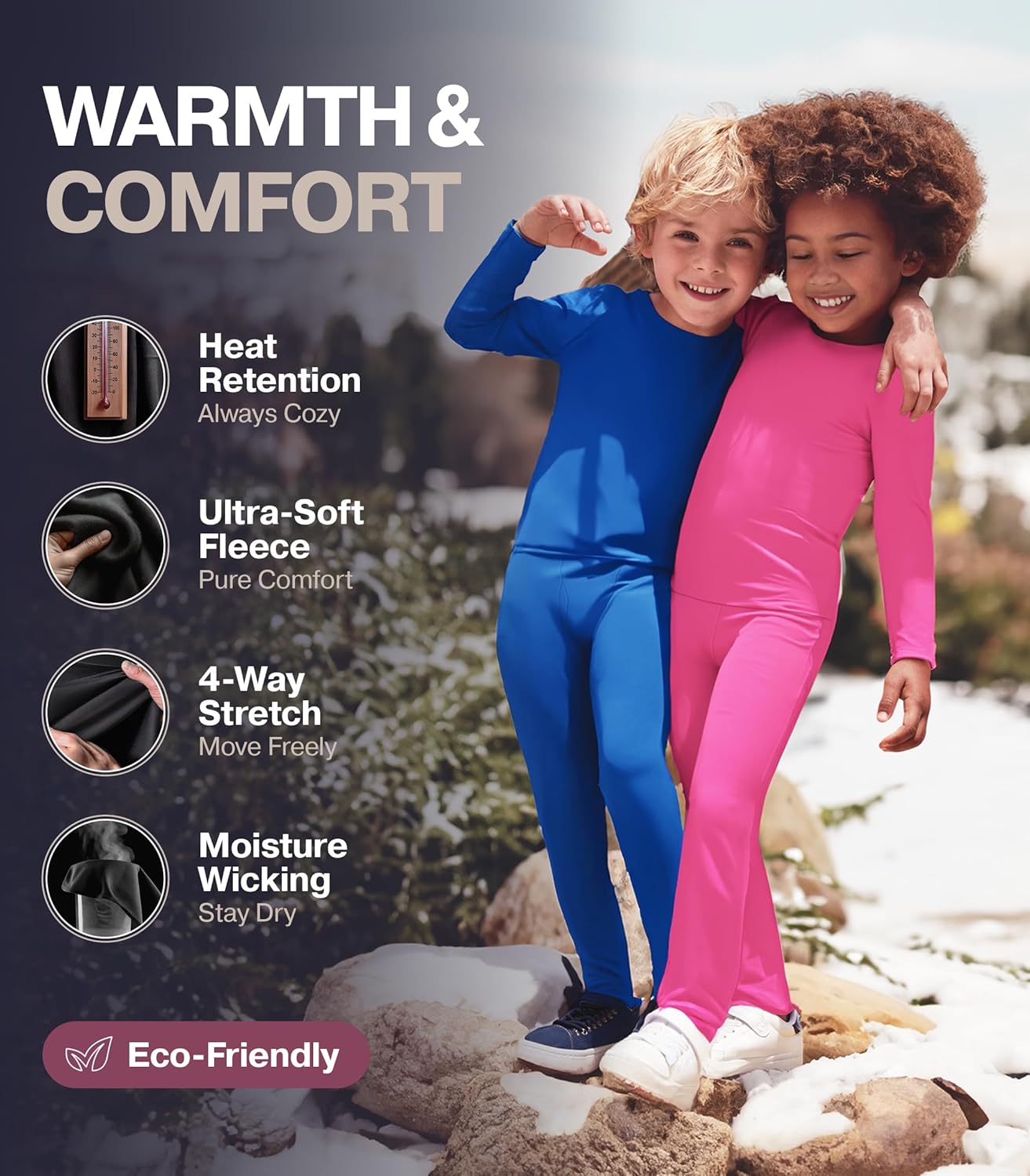 Stay Warm Stay Comfortable - Thermajane Thermal Underwear for Kids