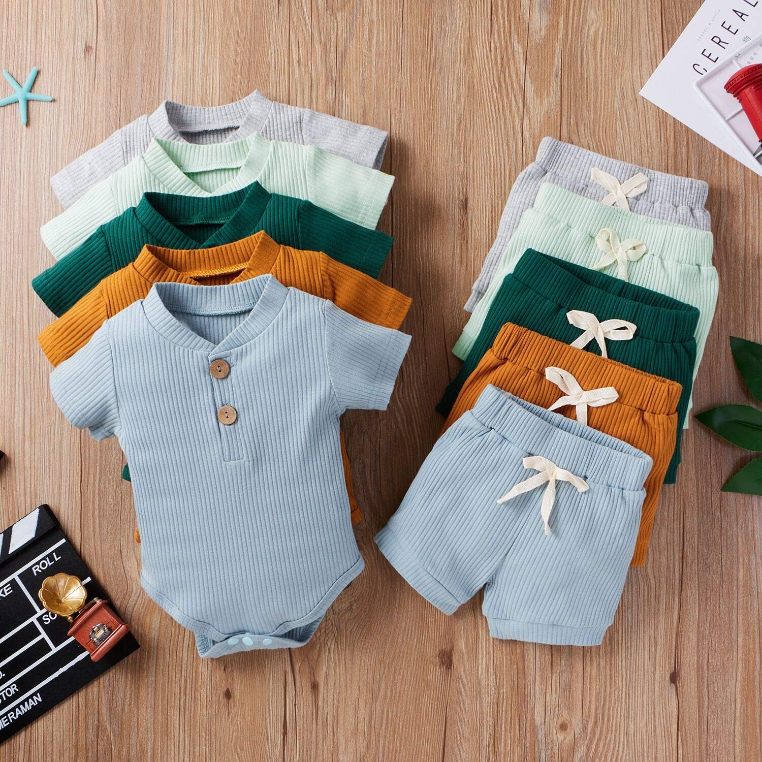 Ledy champswiin summer newborn outfits set