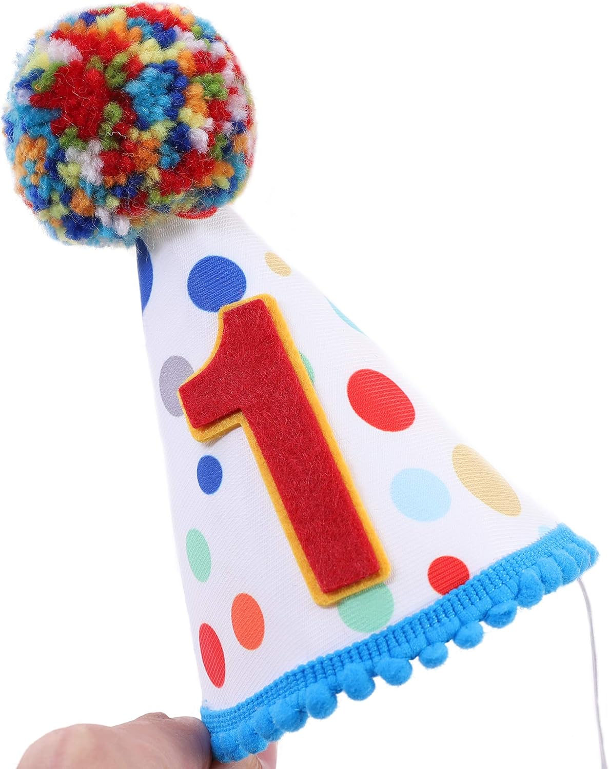Wahawa 1st Birthday Confetti Cone Hat