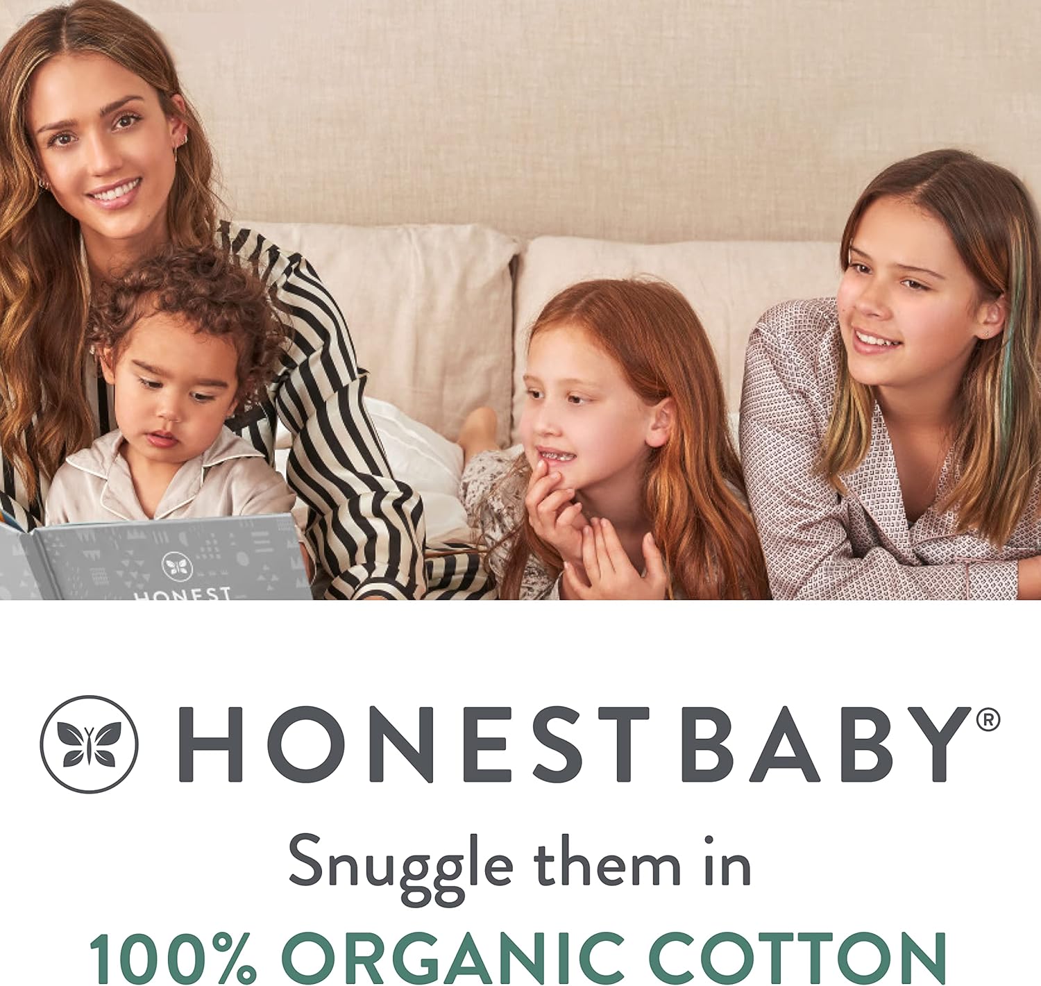 HonestBaby Organic BabyRomper Headband Set for Babies Toddlers