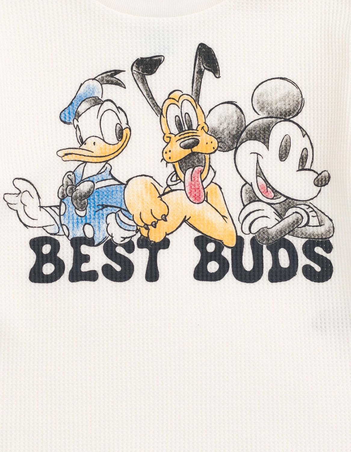 Disney Waffle Knit T-Shirt and Shorts Outfit Set for Babies