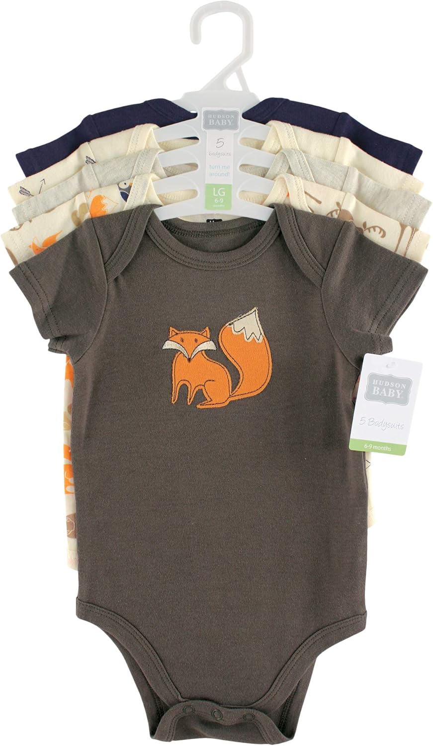 Luvable Friends Hudson Baby Cotton Bodysuits