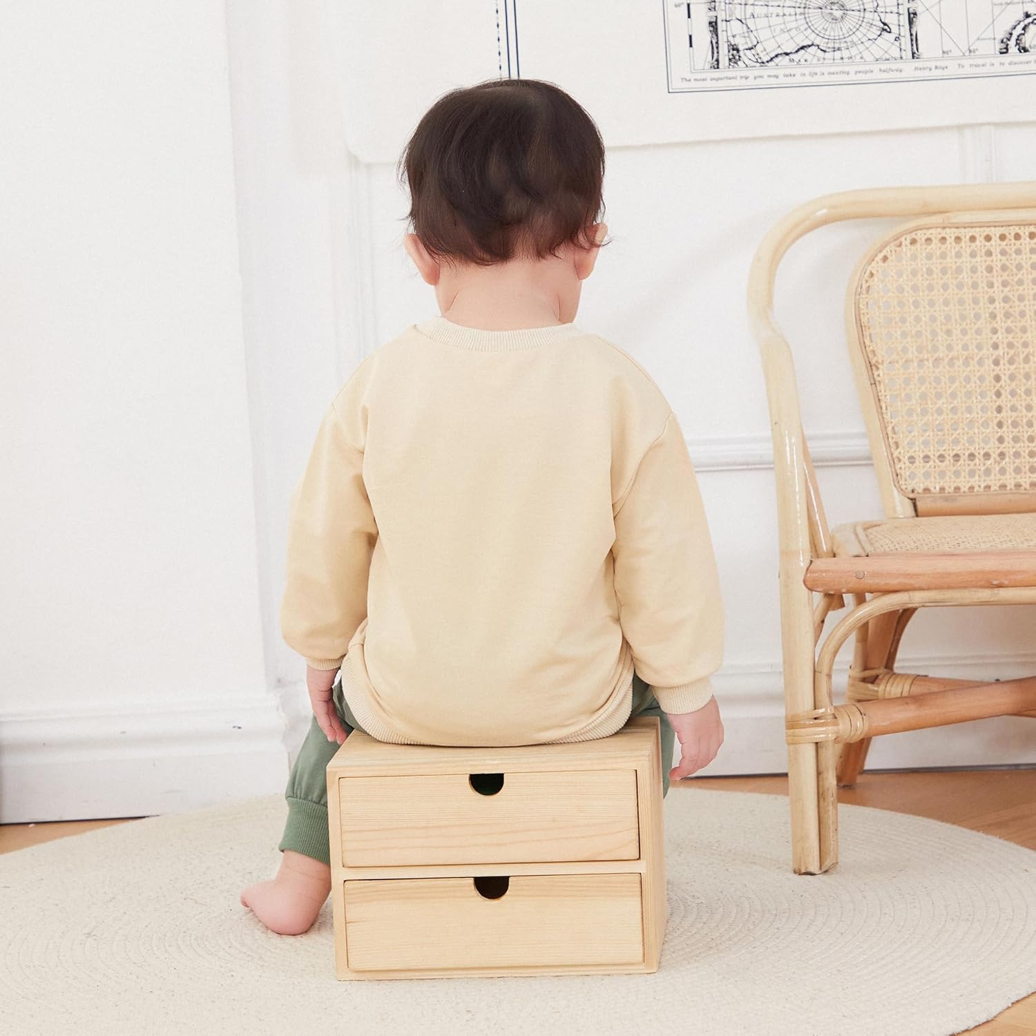 Tractor Letter Fall Winter Outfit for Baby Boys