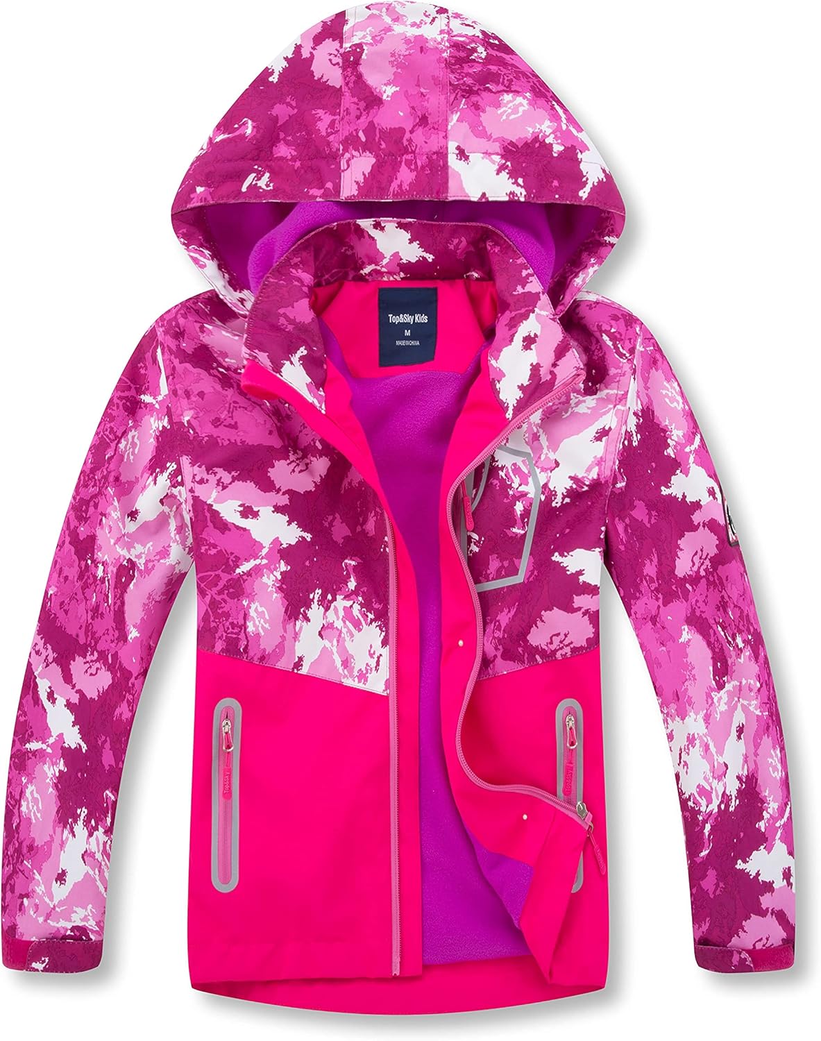 TopSky Boys Girls Waterproof Rain Jacket
