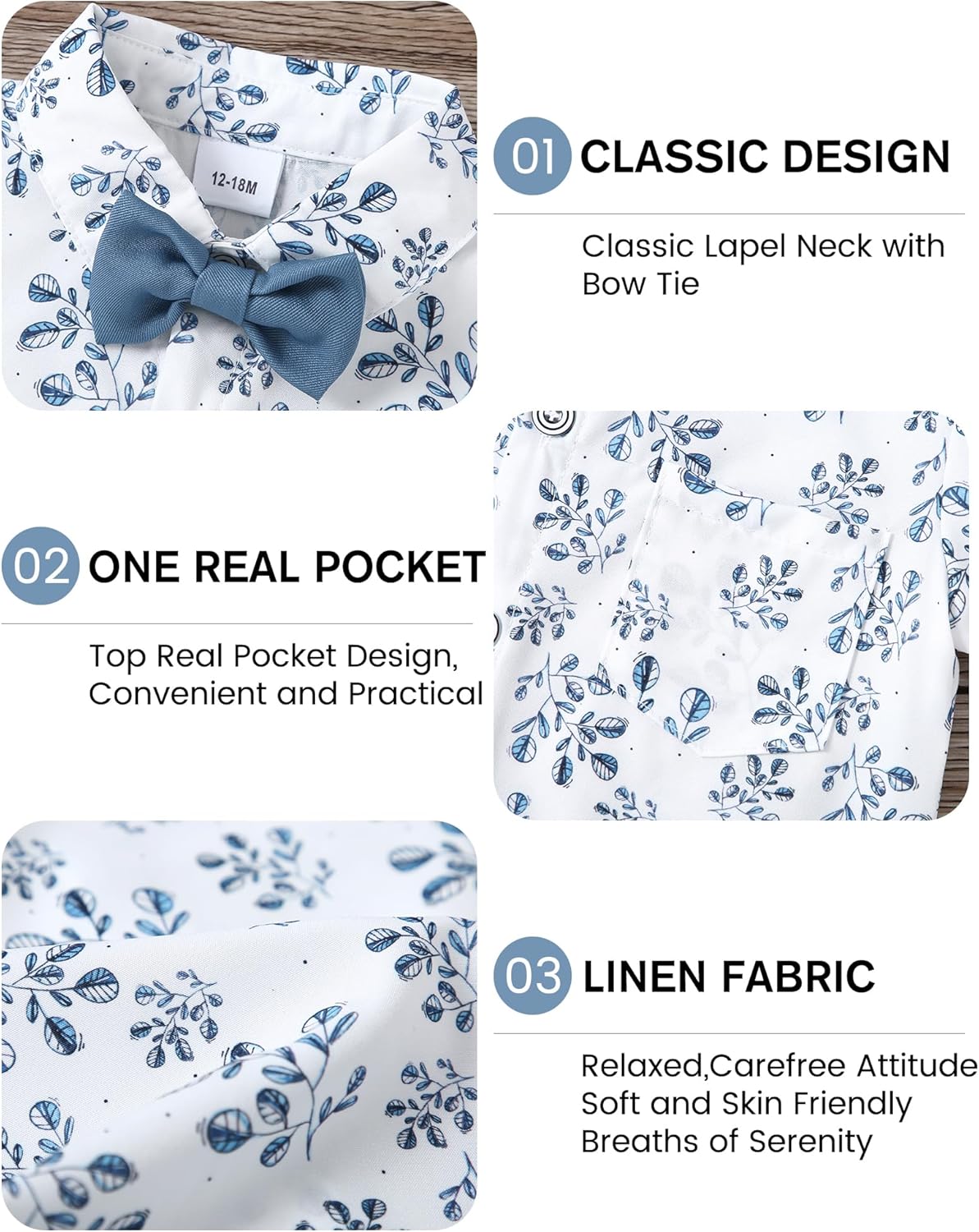 SOONET 1-6T Toddler Boys Set - Comfort Style