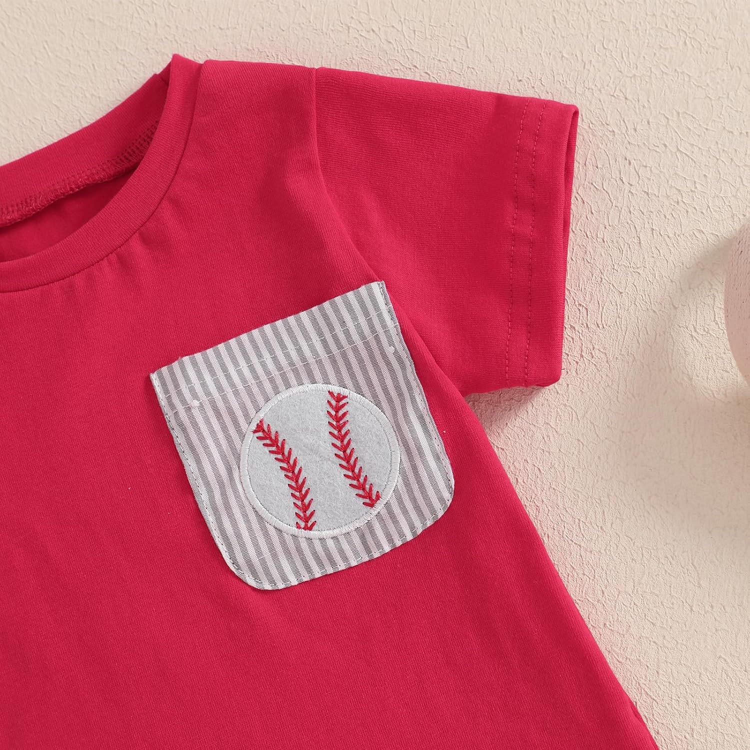 Girditemo Toddler Baseball 2-Piece Sets for Boys 3M-3T Summer Outfits