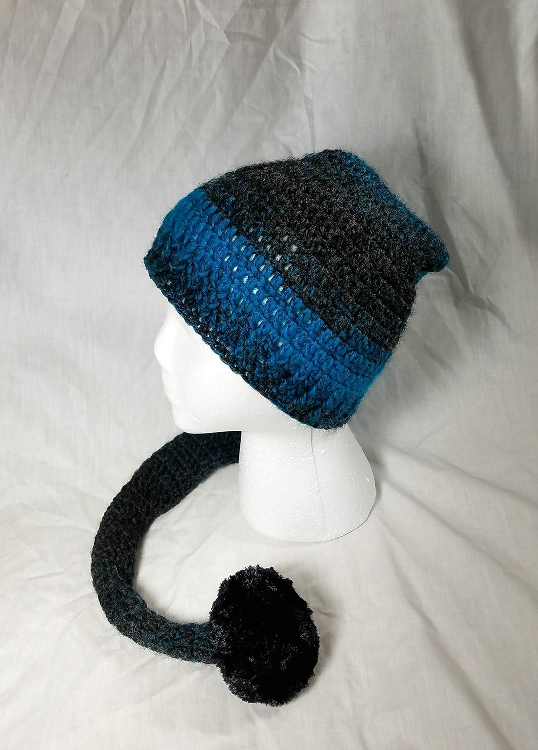 Handmade Crochet Elf Long Tail Hat
