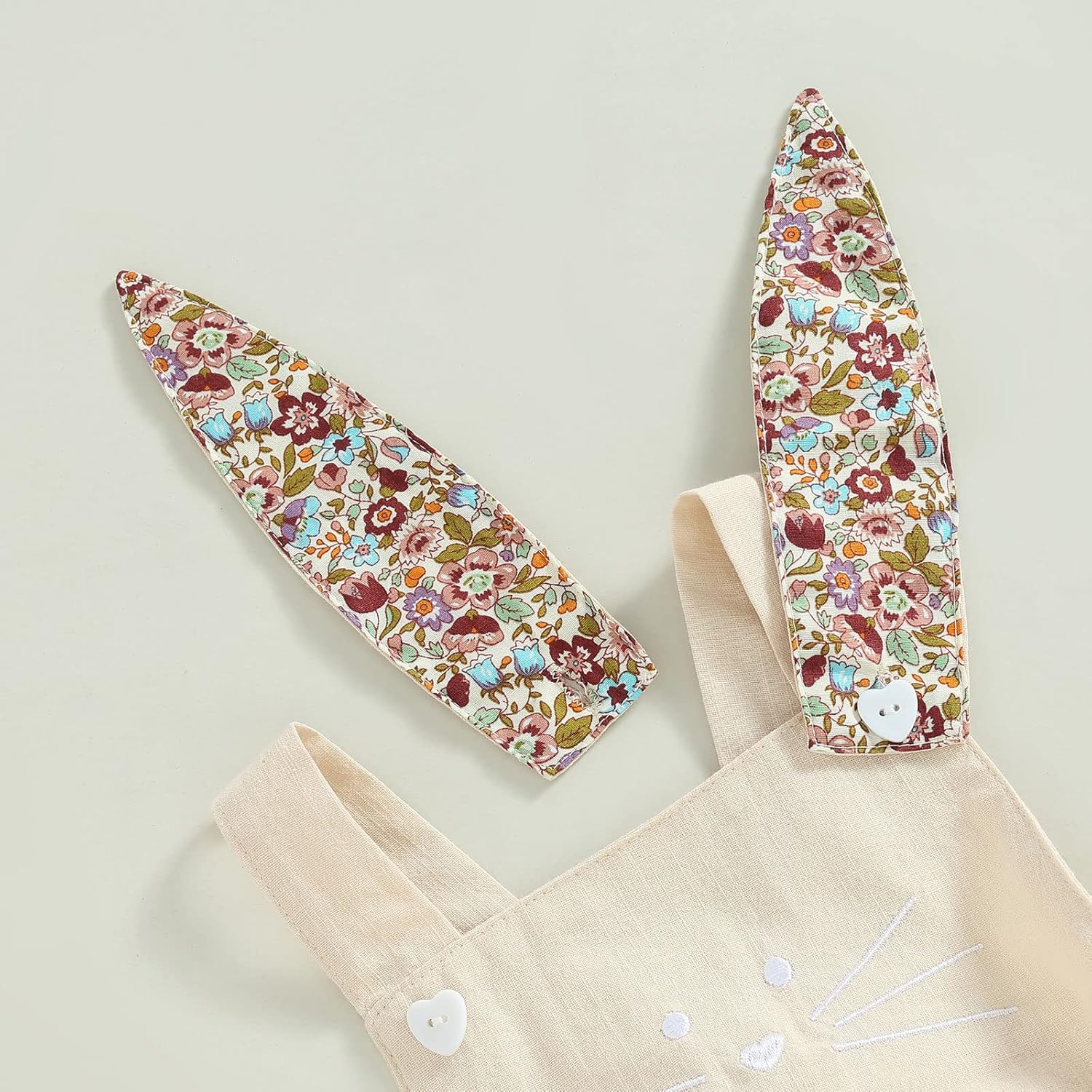 Bunny Romper for Easter Soft Cute for Baby Girls