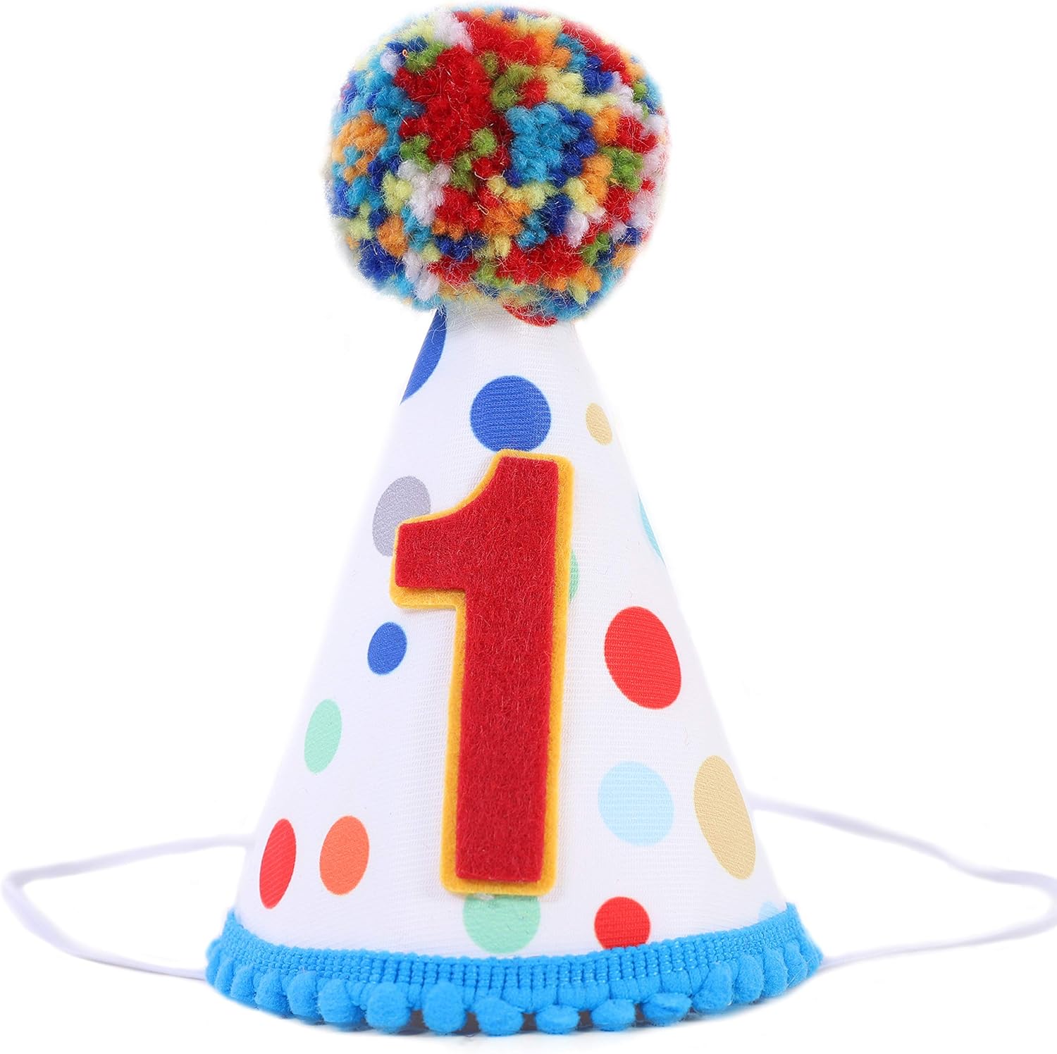 Wahawa 1st Birthday Confetti Cone Hat