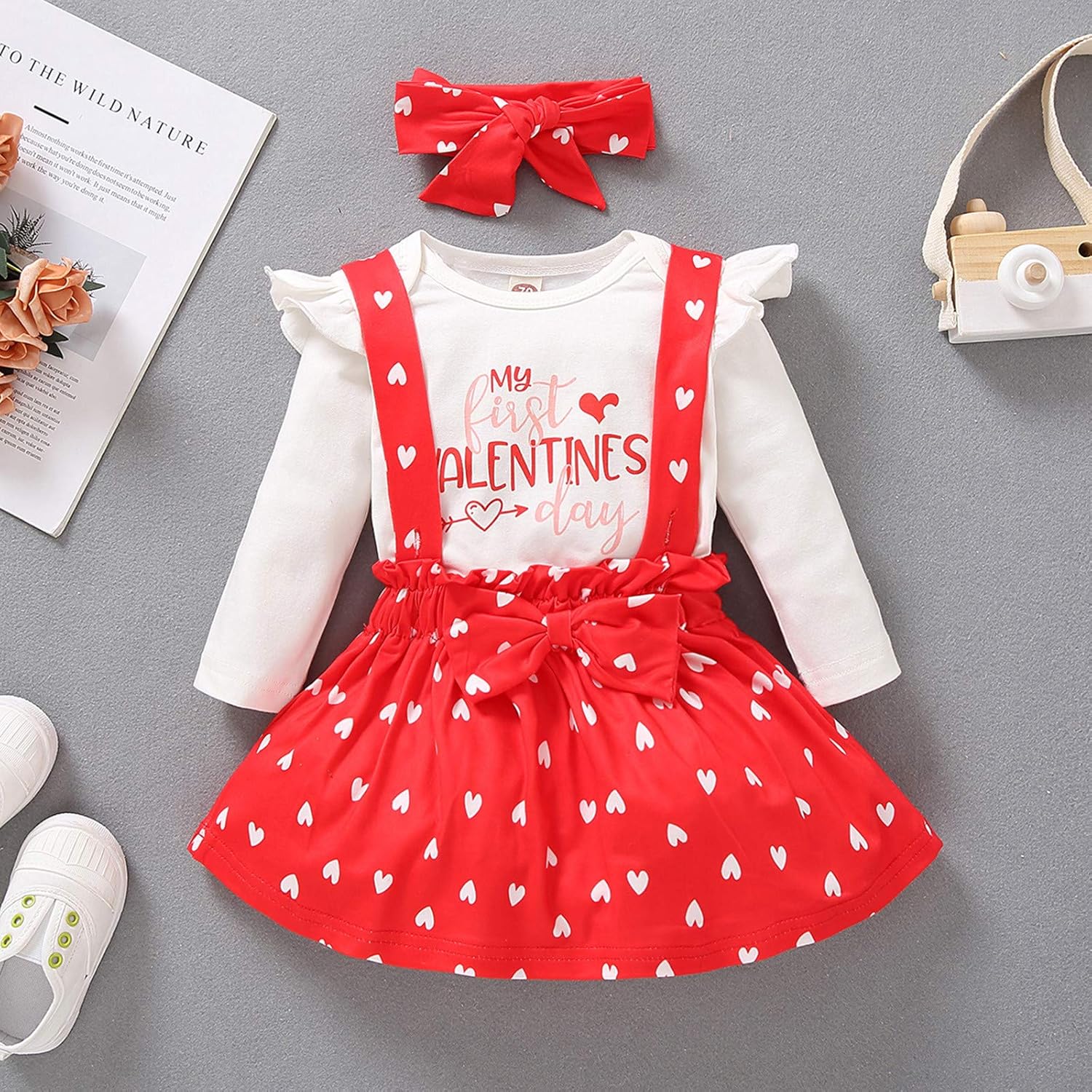 Cutie Printed Romper Set