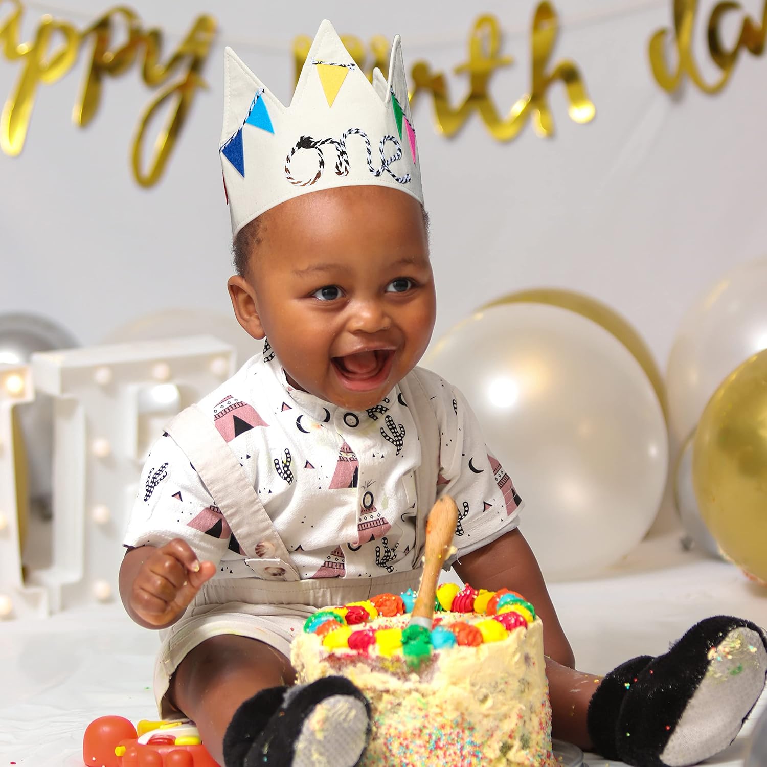 A Thousand Freckles 1st Birthday Crown