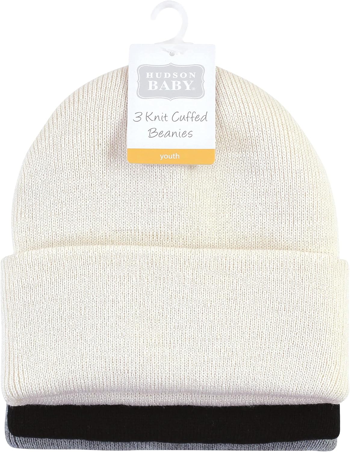 Hudson Baby Baby Knit Cuffed Beanie 3pk