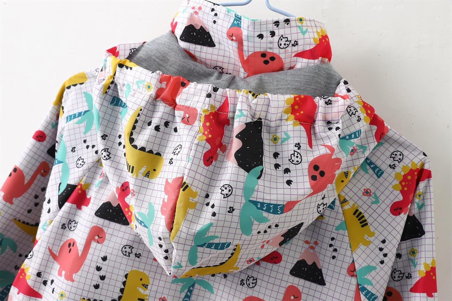 Girls Warm Winter snow Hooded Raincoat