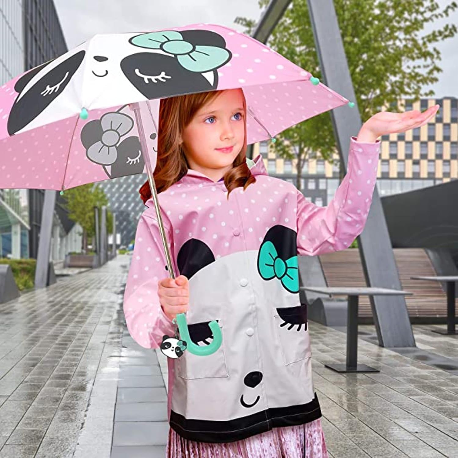 Addie Tate Kids Rain Umbrella Set for Toddler