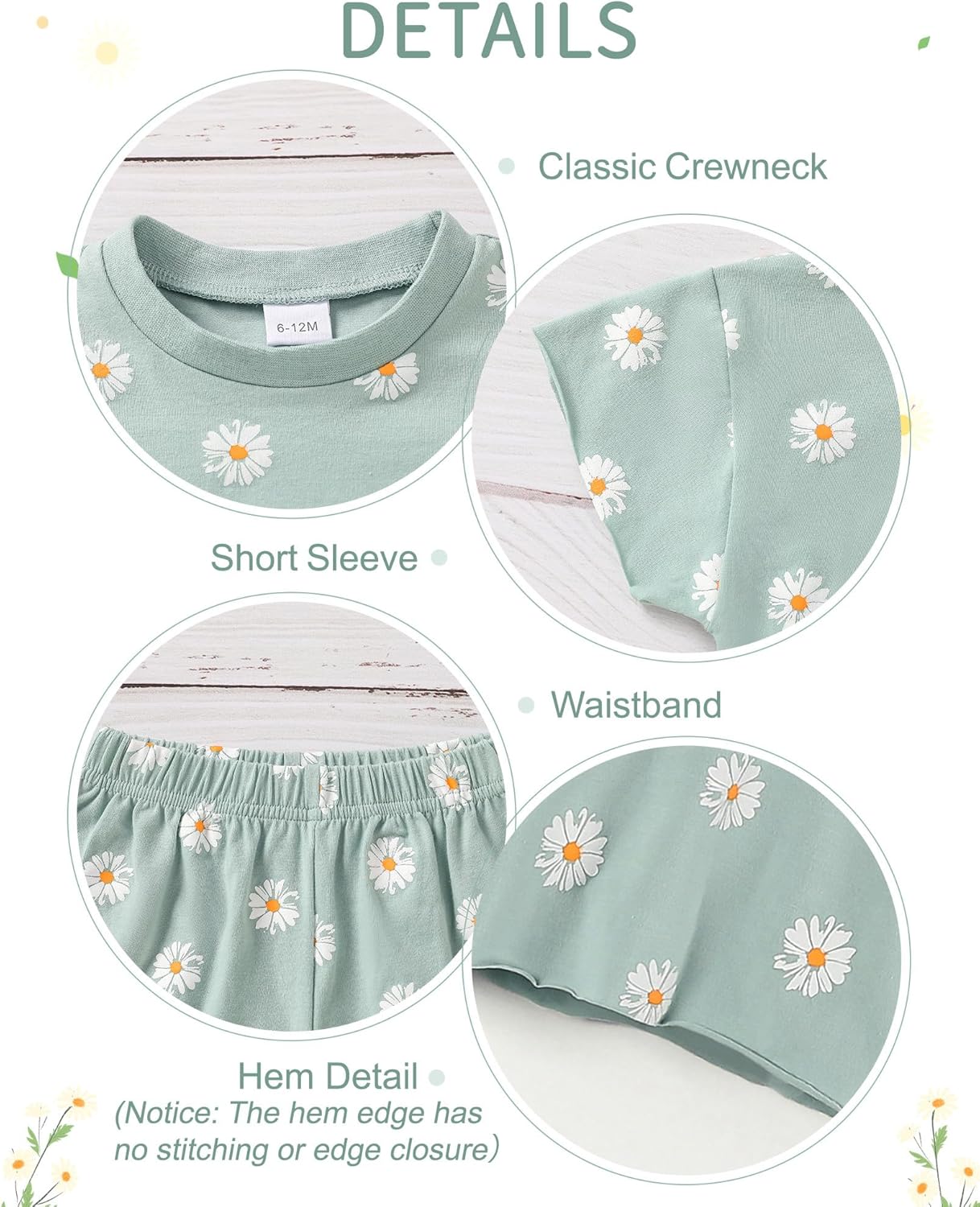 Cute Toddler Girl Outfits Floral Print Sets Summer Kids Clothing