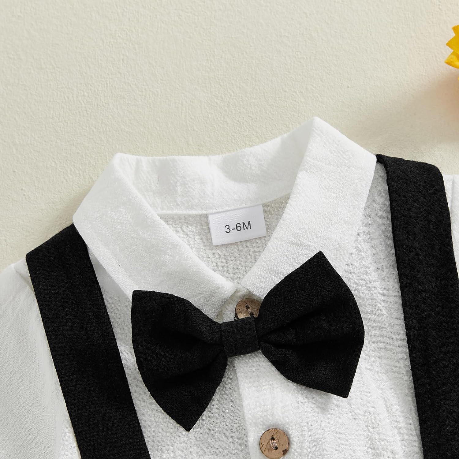 Newborn Boys Gentleman Outfit Romper Set