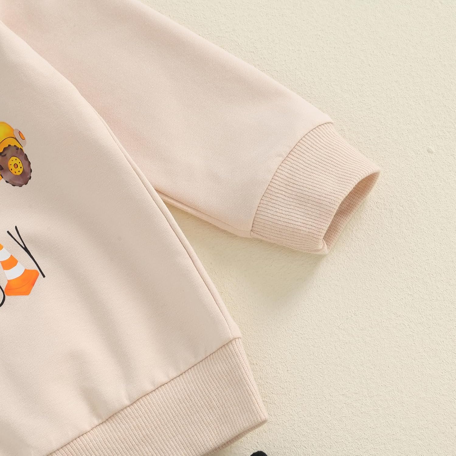 Excavator Builder Bingo Birthday Boy Set Toddler Pullover Sweatshirt Solid Jogger Pants