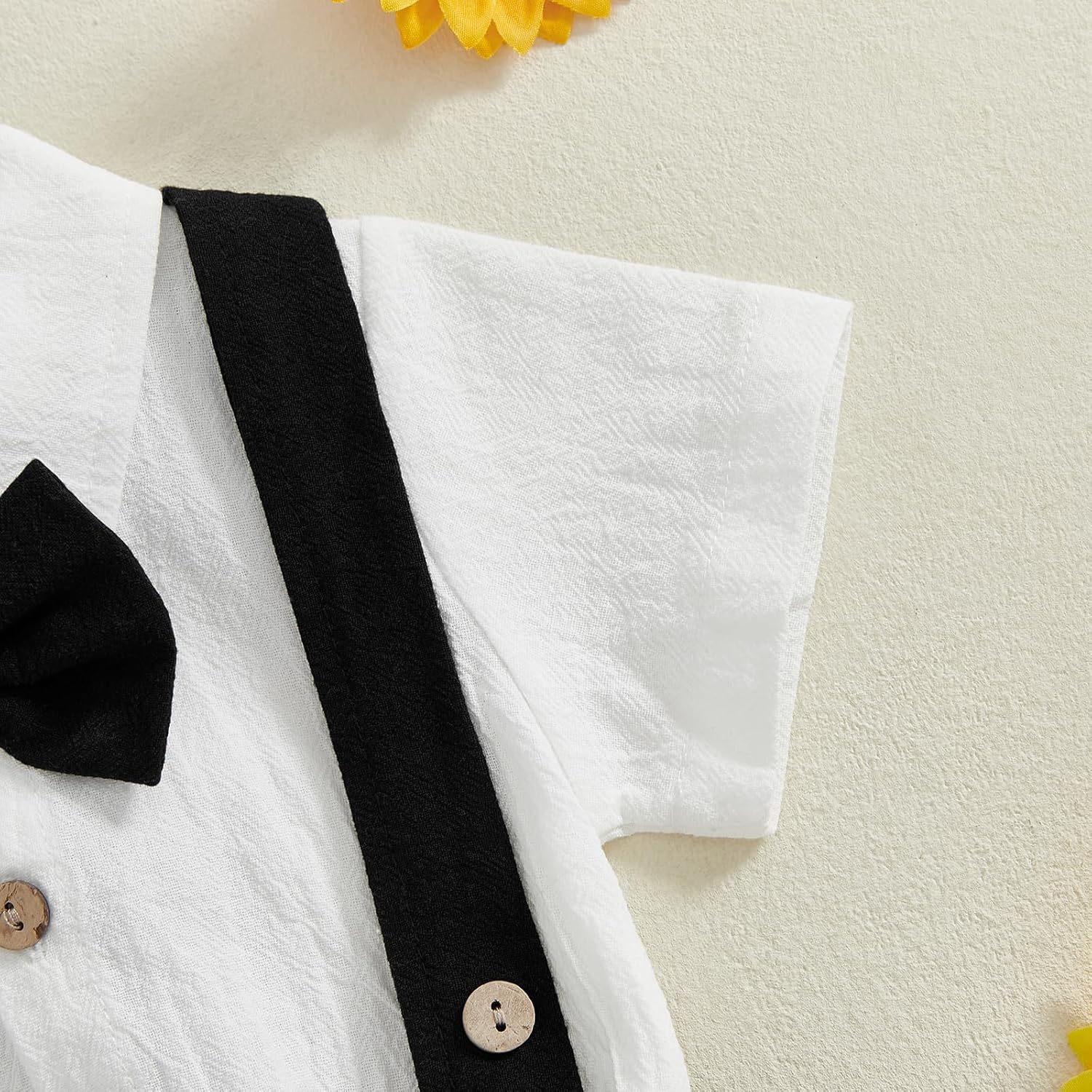 Newborn Boys Gentleman Outfit Romper Set