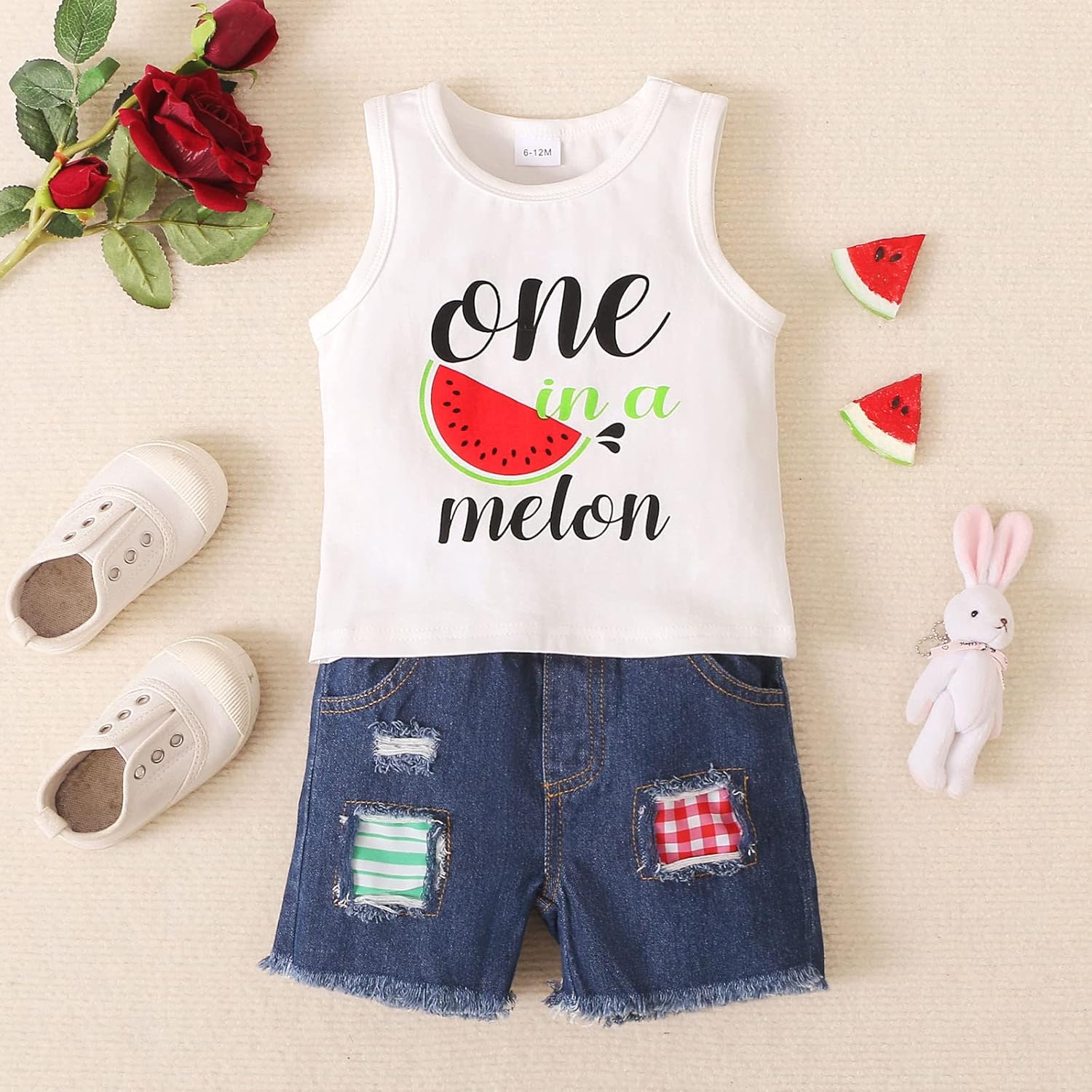 Boys Watermelon Prints Casual Clothes
